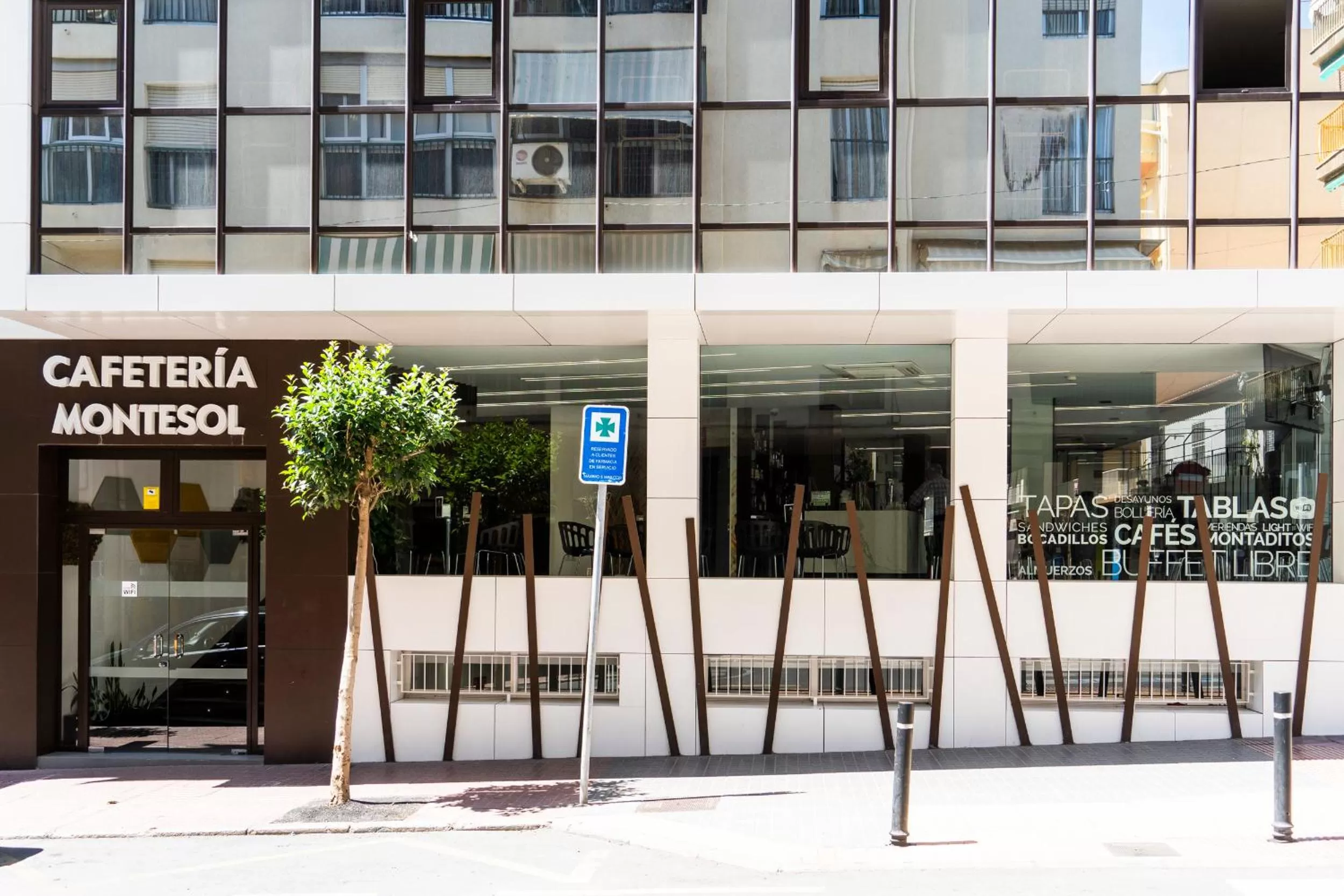 Twin Room with City View in Hotel Montesol Benidorm