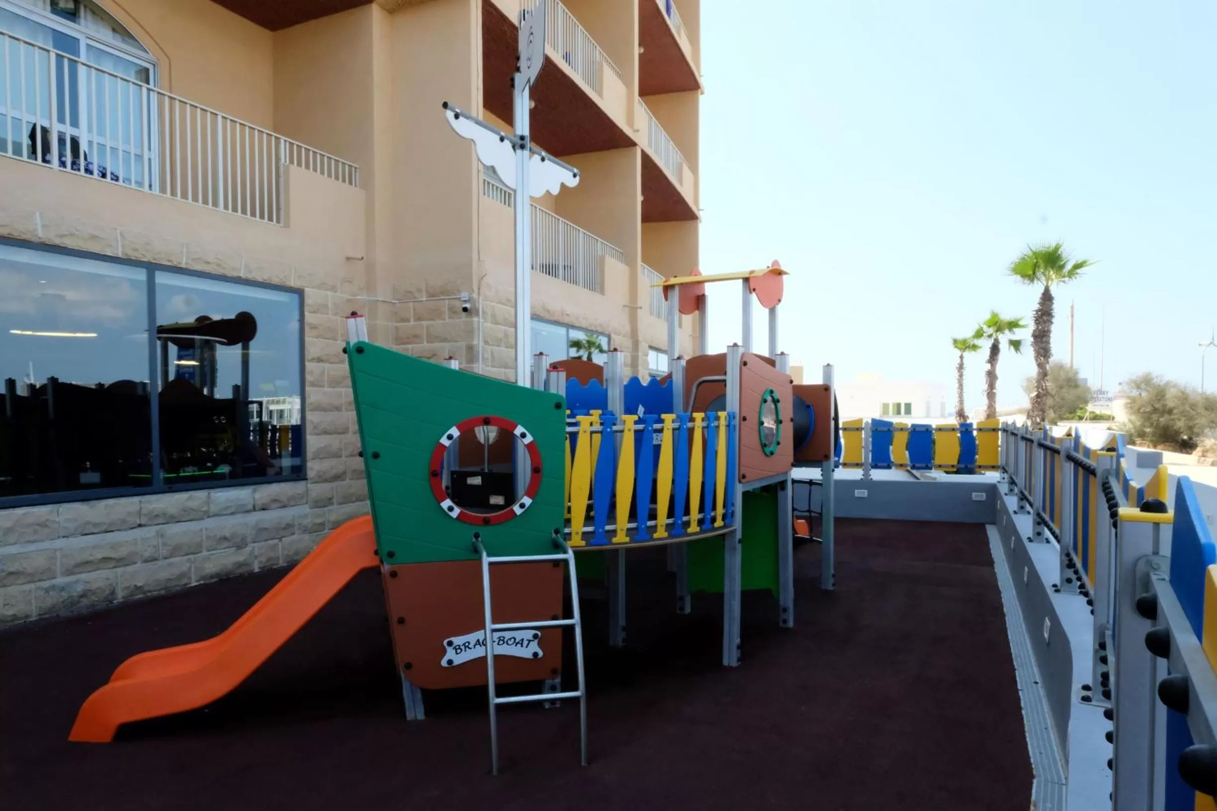 Children play ground in Paradise Bay Resort