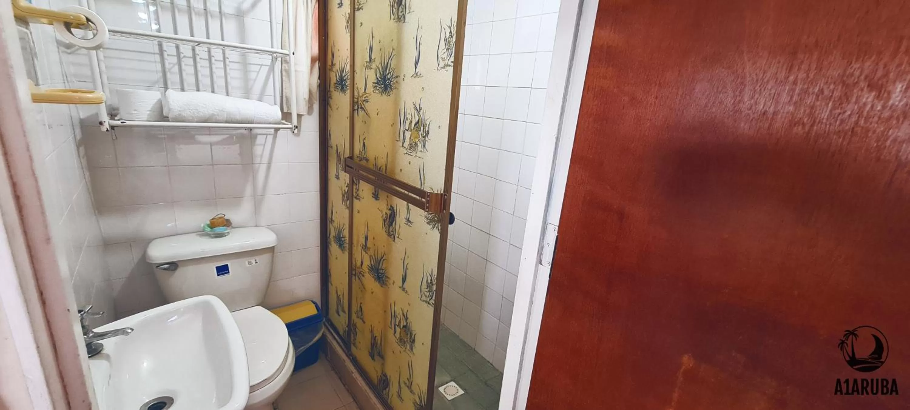 Bathroom in A1 Apartments Aruba