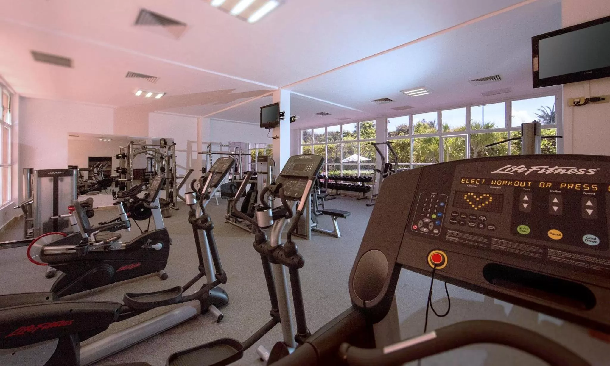 Fitness centre/facilities in Dreams Tulum Resort & Spa