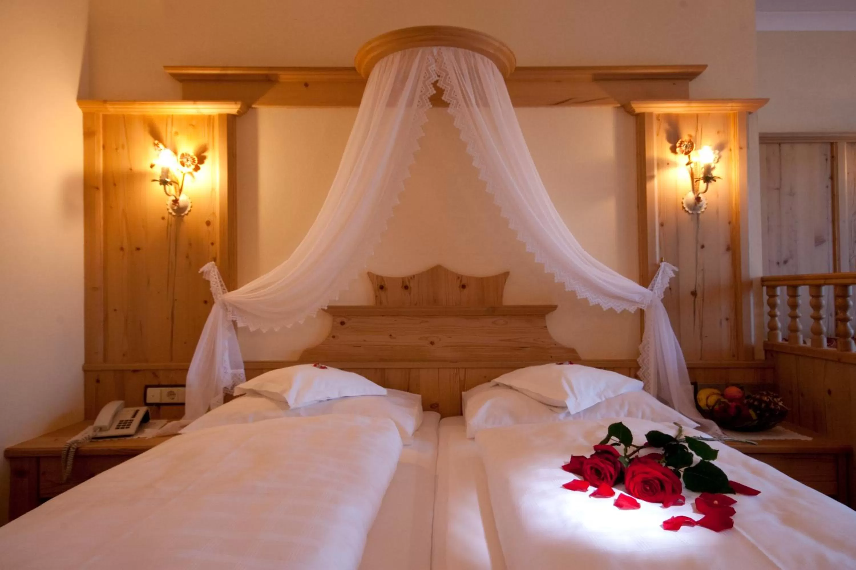 Bed in Hotel Seefelderhof