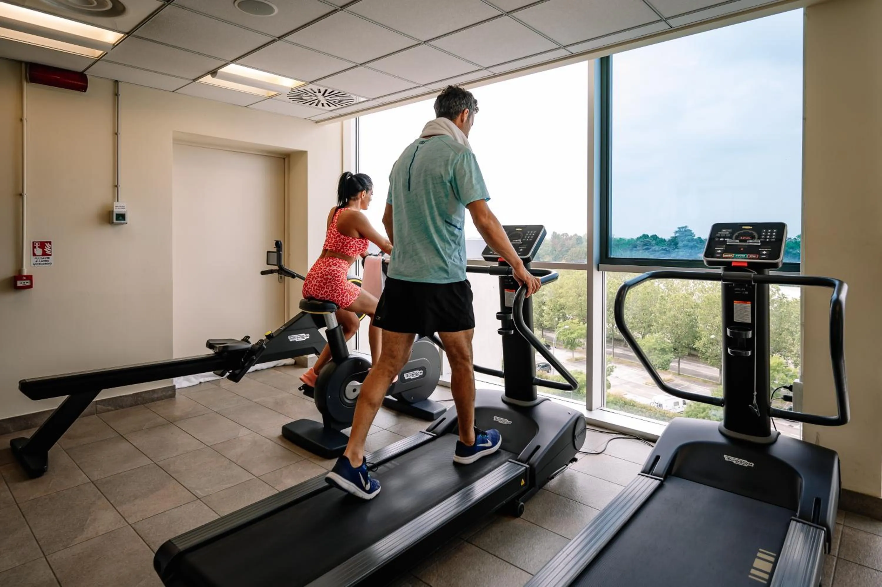 Fitness centre/facilities in Hotel Cosmopolitan Bologna