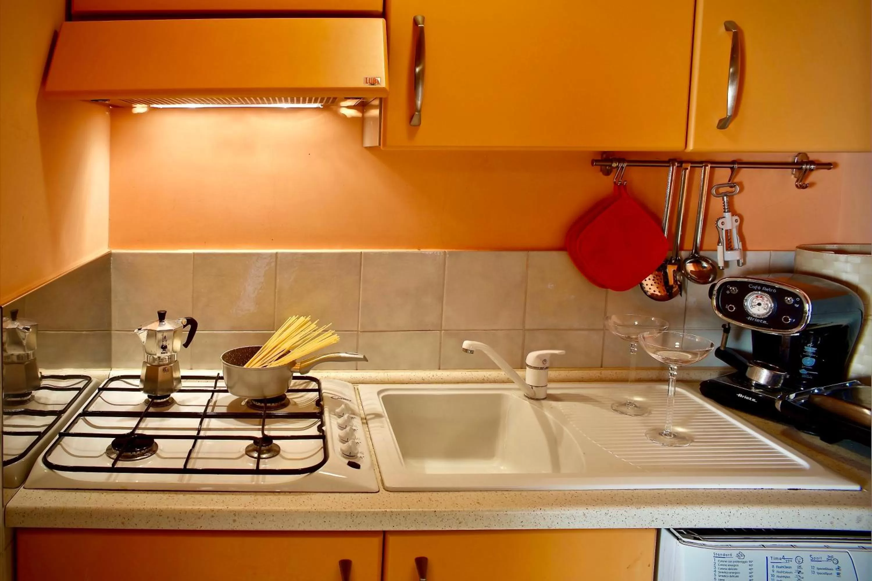 Kitchen or kitchenette in A'Luggetella