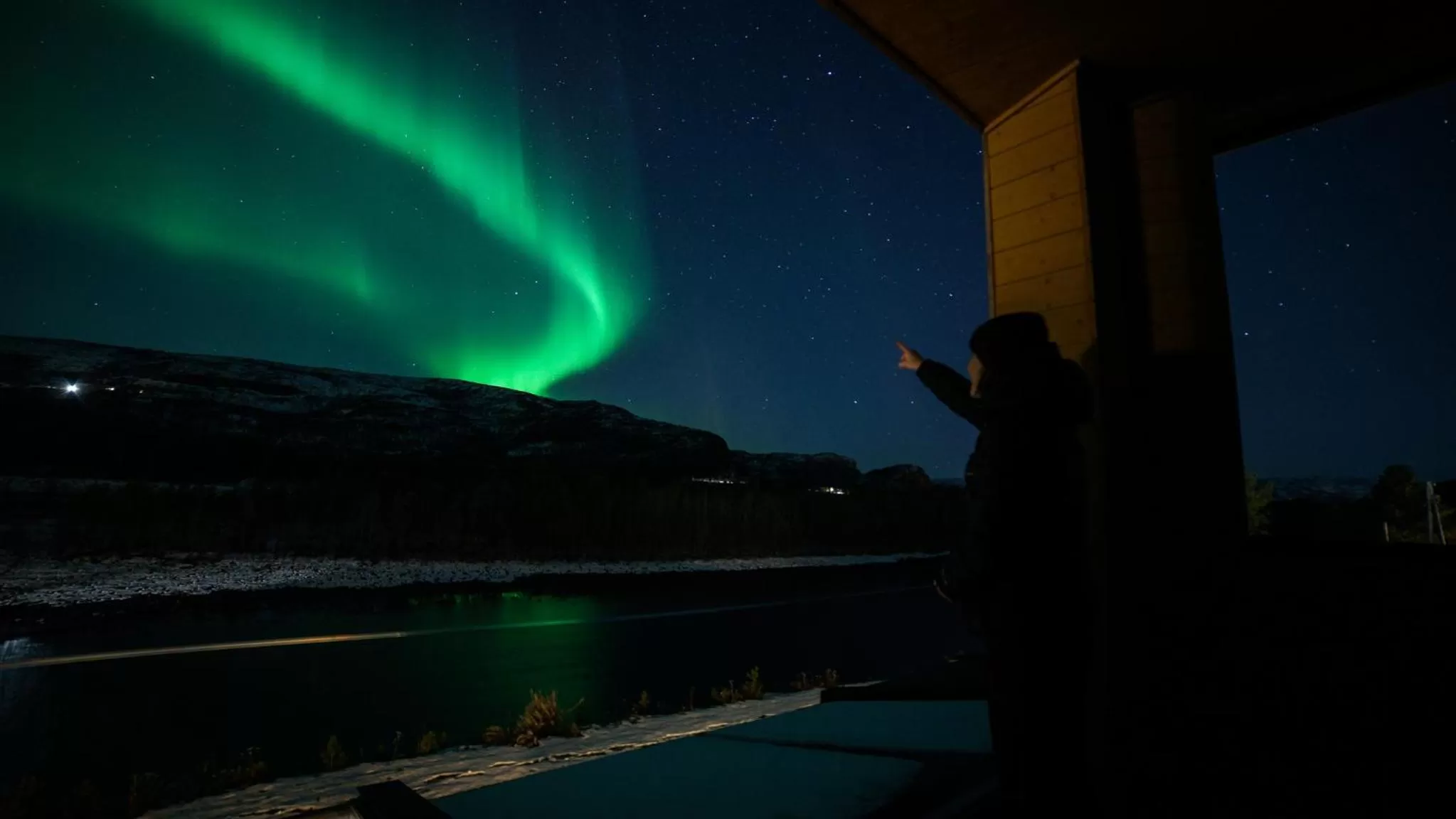 Balcony/Terrace in Sorrisniva Arctic Wilderness Lodge