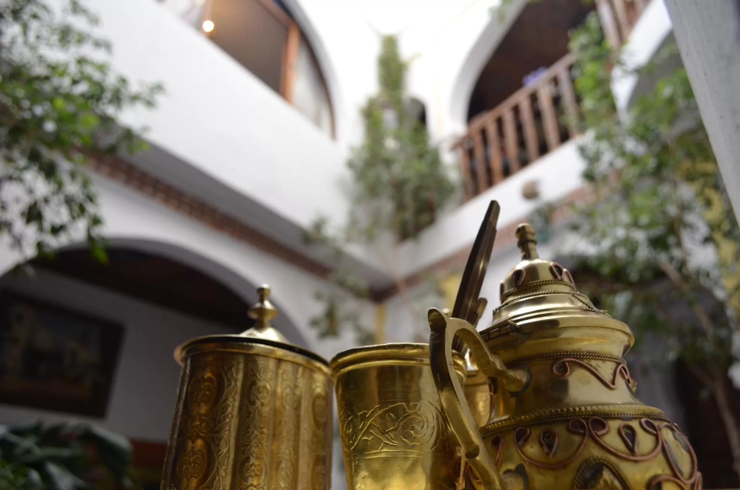 Decorative detail in Dar Meziana