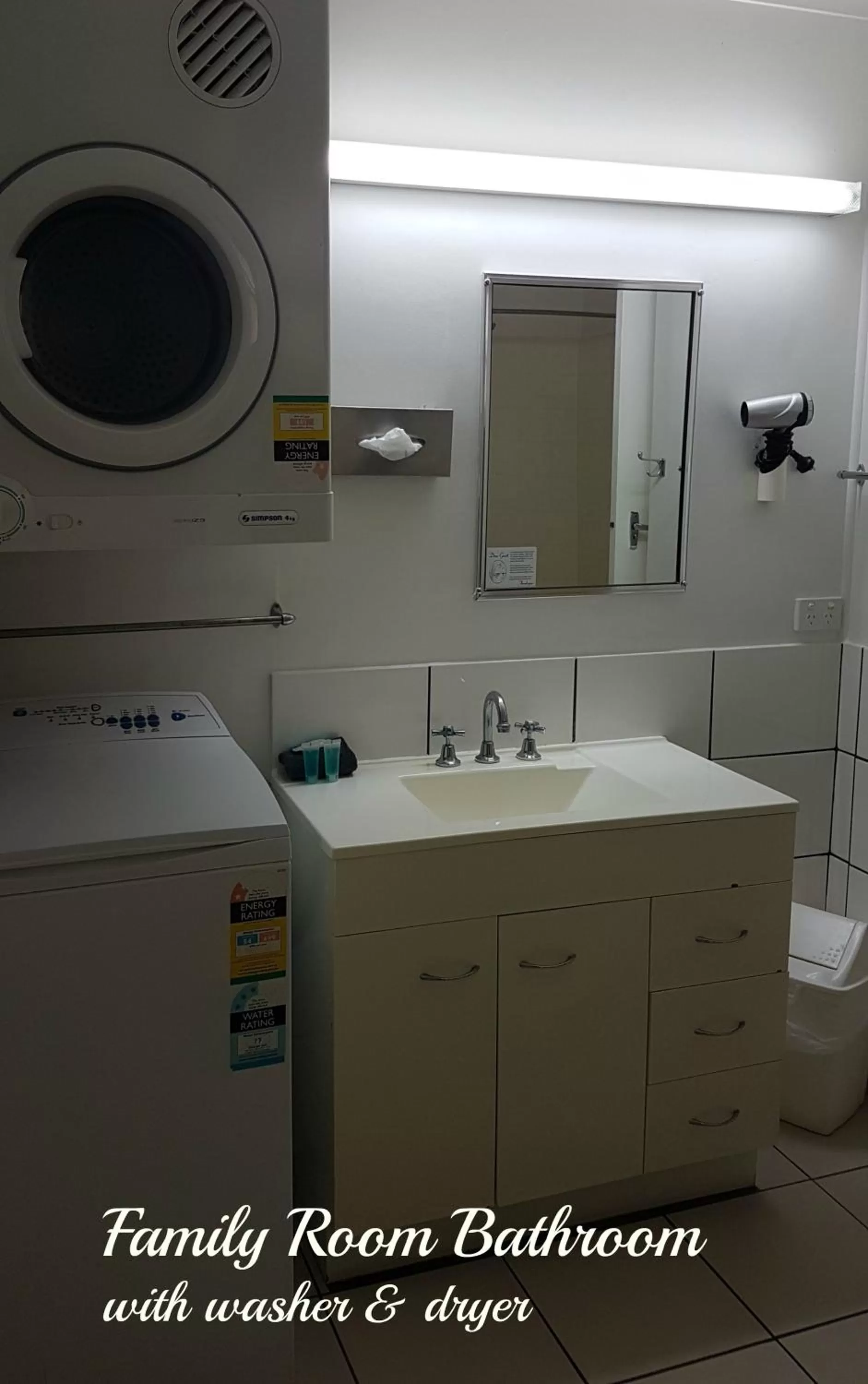 Shower in Charm City Motel