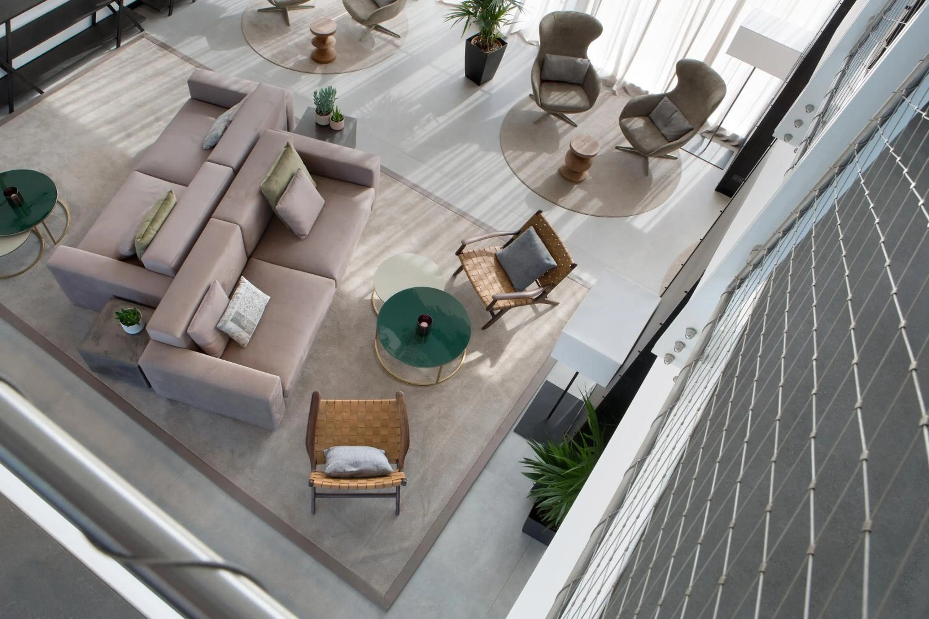 Living room in J Hotel