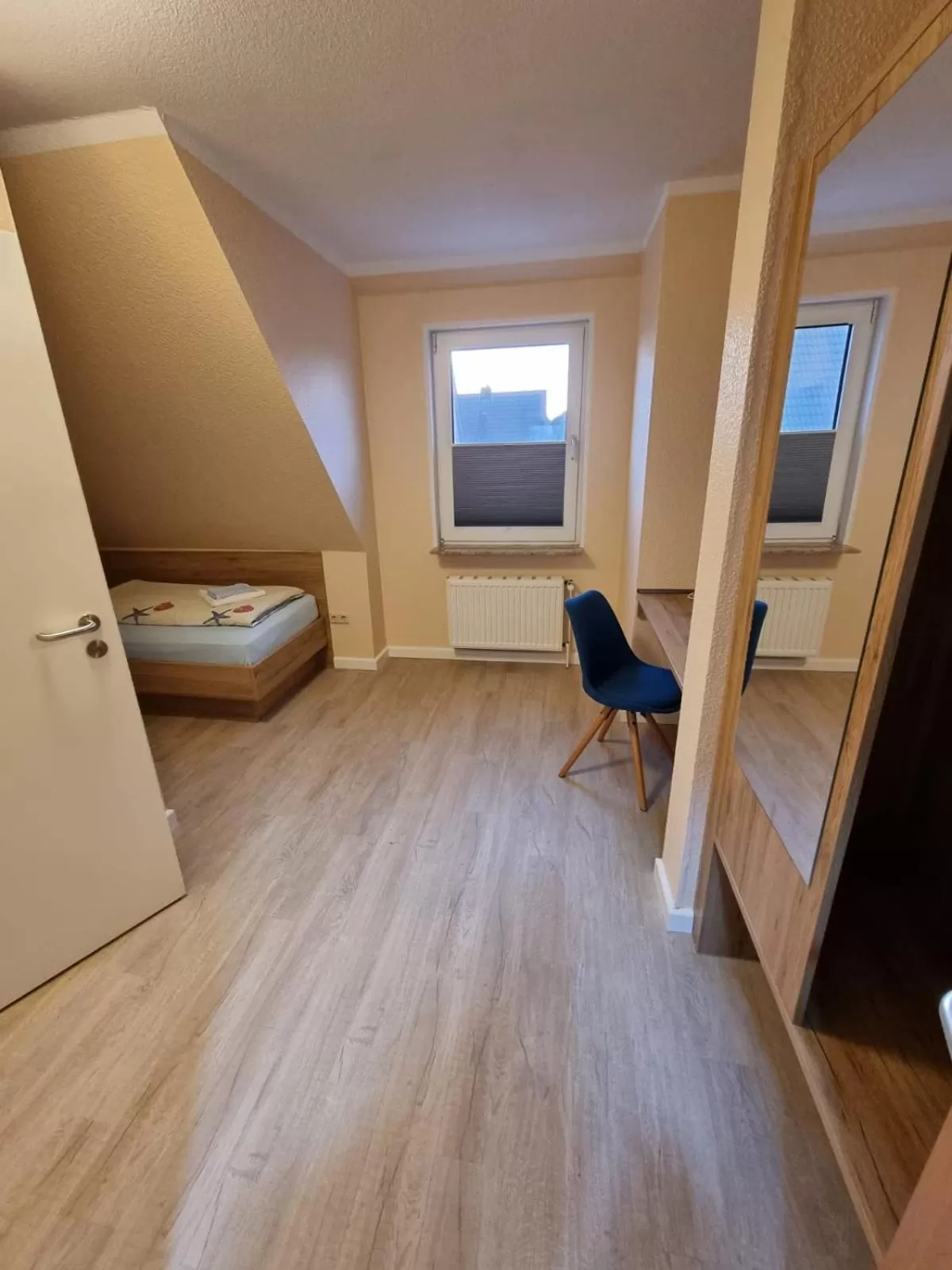 Bed in Hotel Pension Nordseewelle