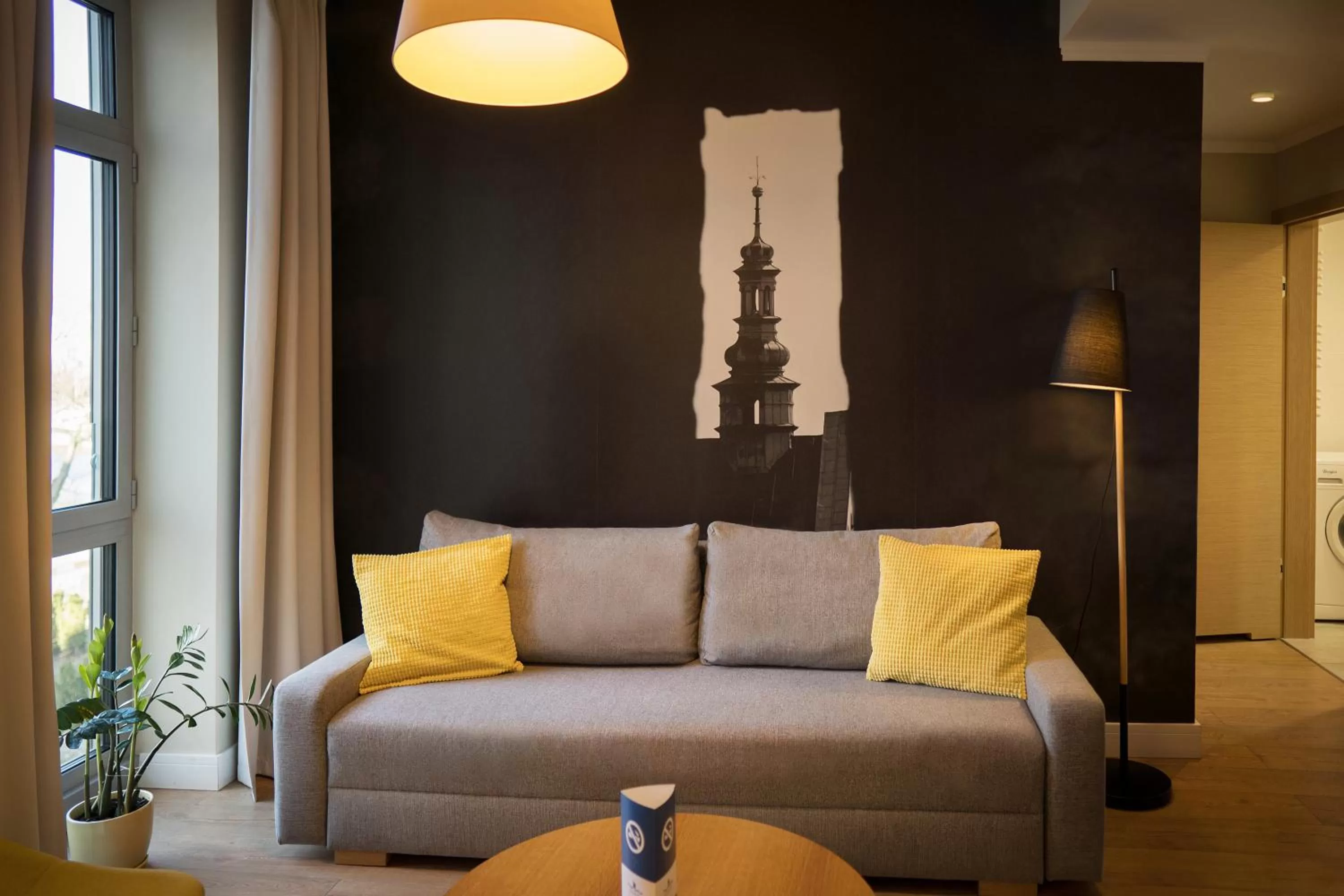 Living room in Riverside Aparthotel Cracow