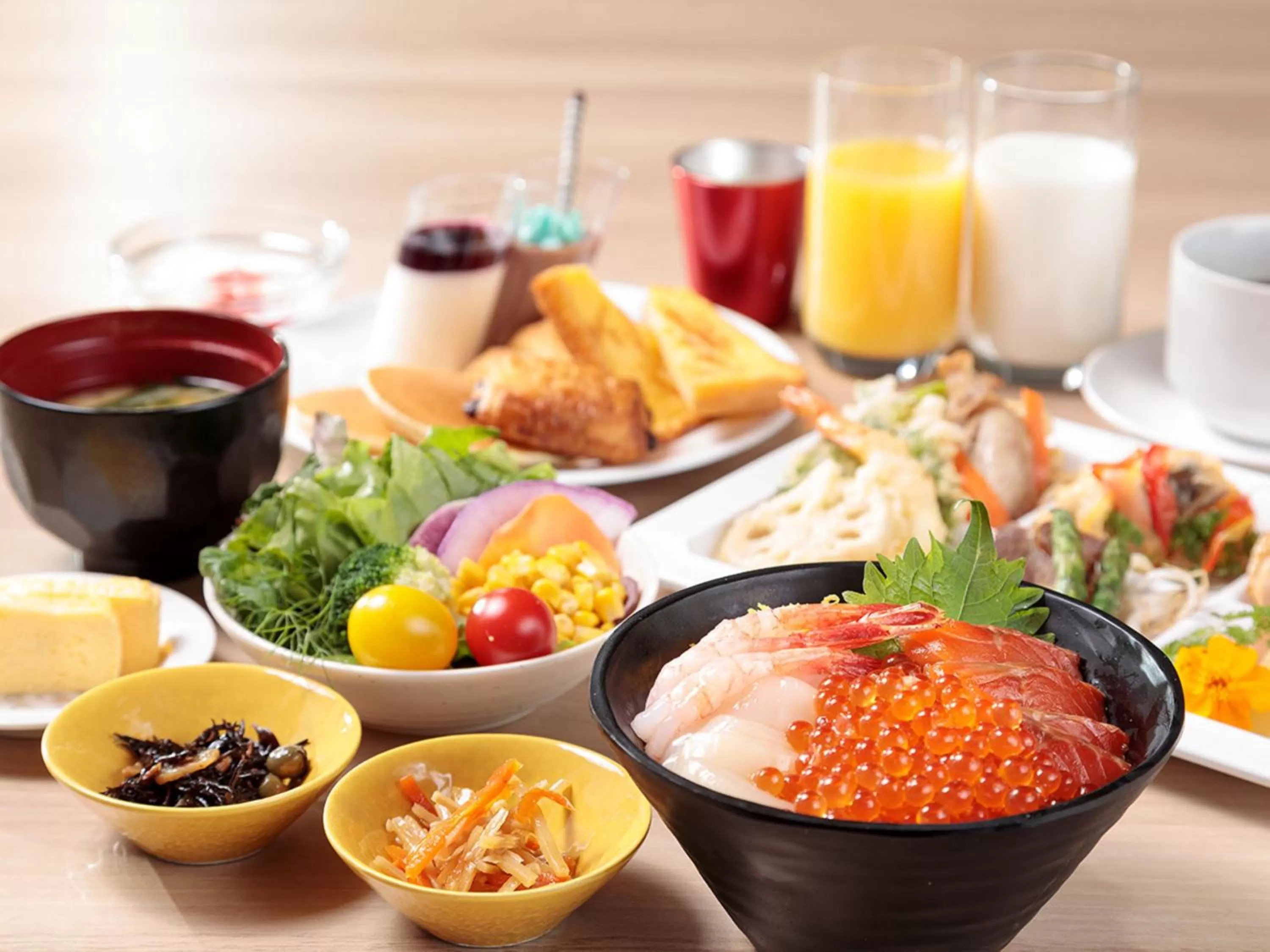 Breakfast in Hotel Wing International Asahikawa Ekimae