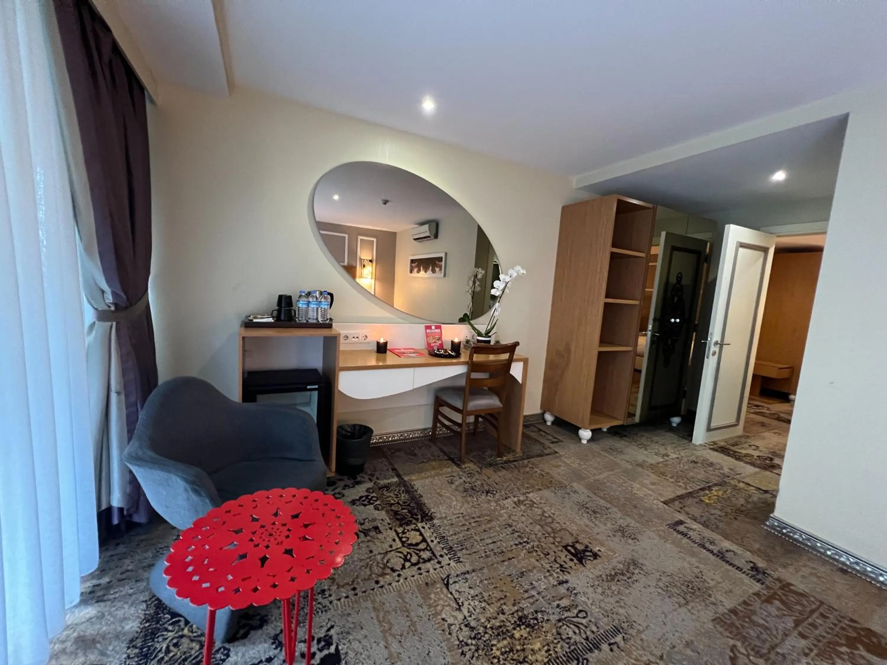 Seating area in All Seasons Hotel