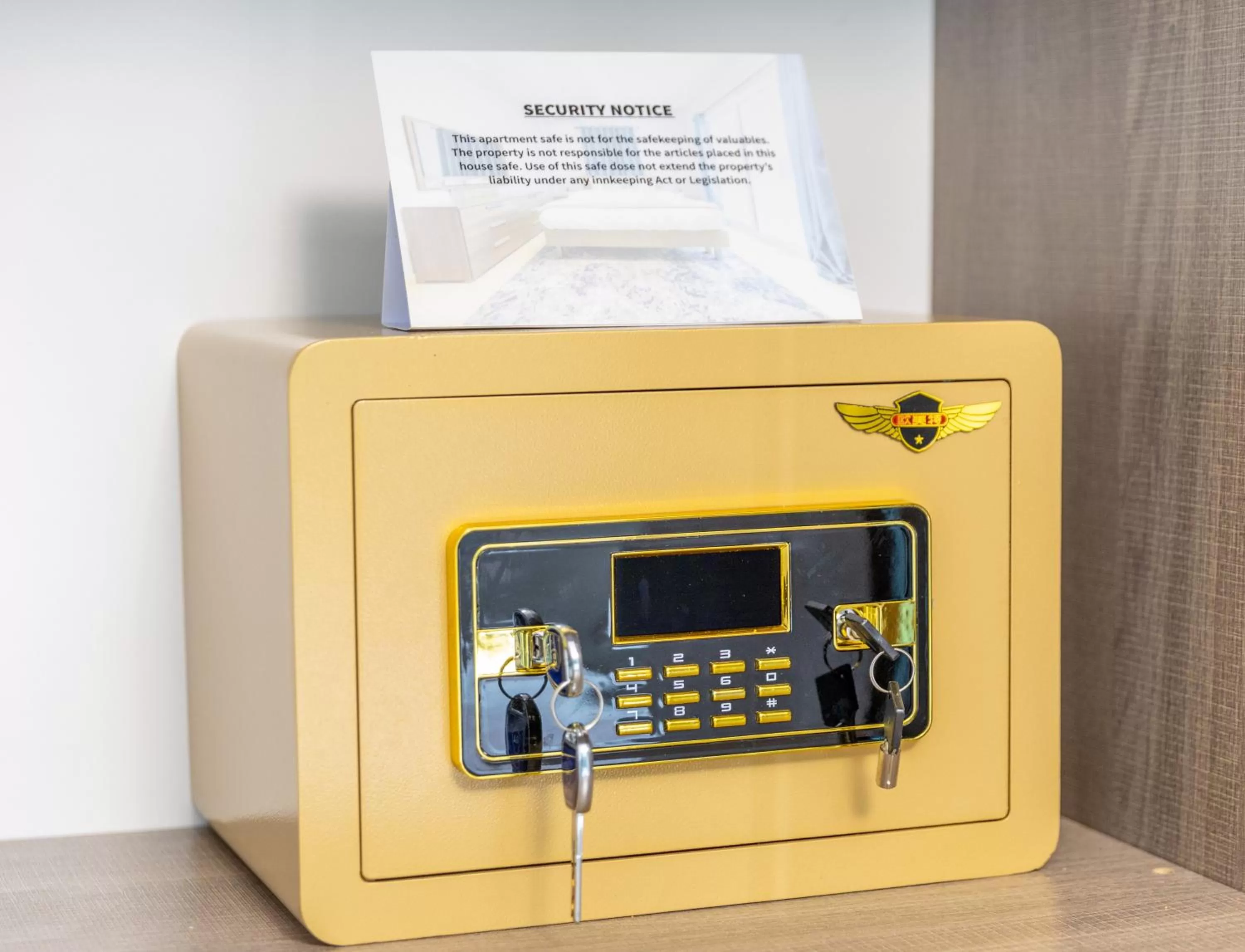 safe in Montecito Apartments