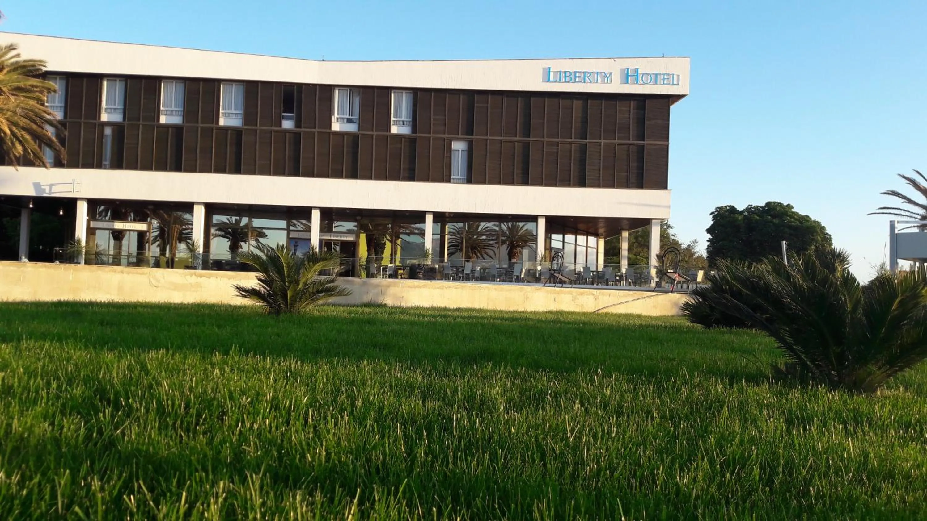 Facade/entrance in Liberty Hotel