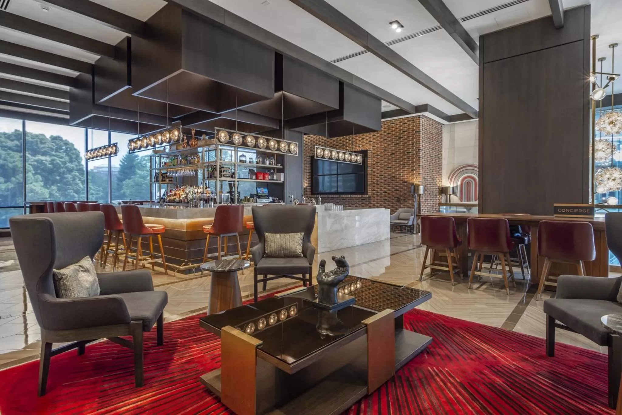 Lounge or bar in Omni Hotel at the Battery Atlanta