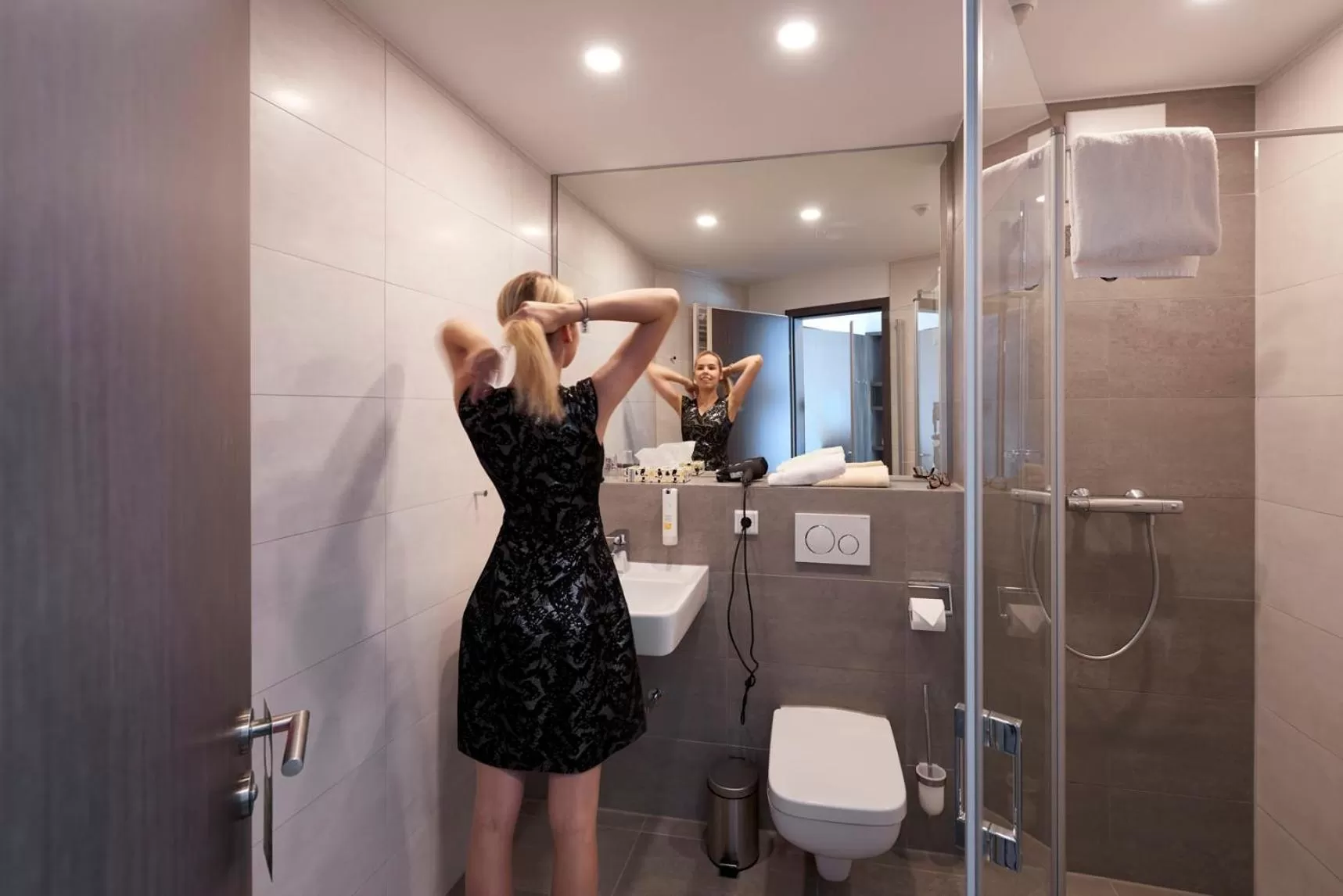 Toilet in Hotel Mühlenhof Lollar