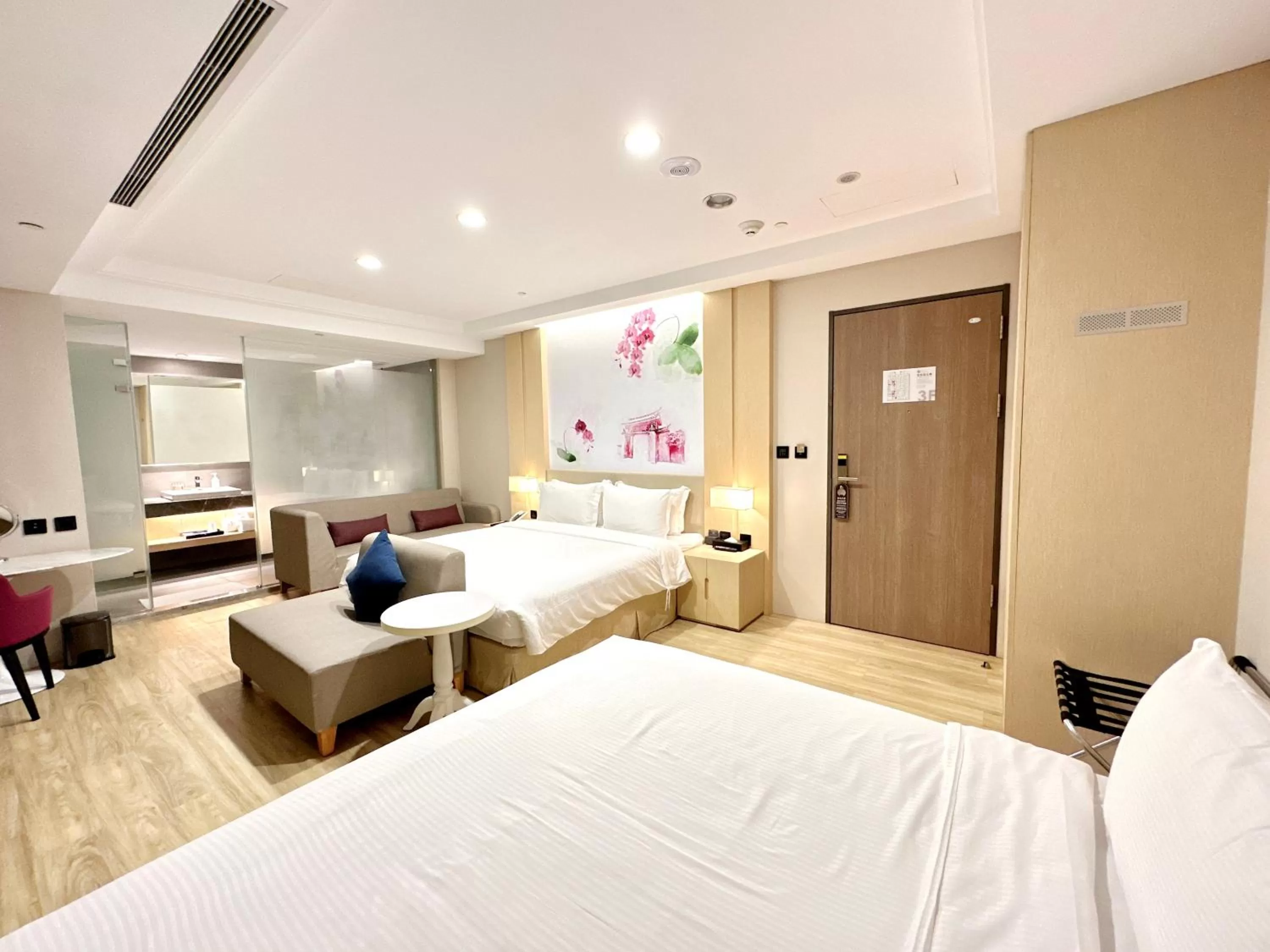 Bed in 台南星鑽國際商旅 Hua Hotel