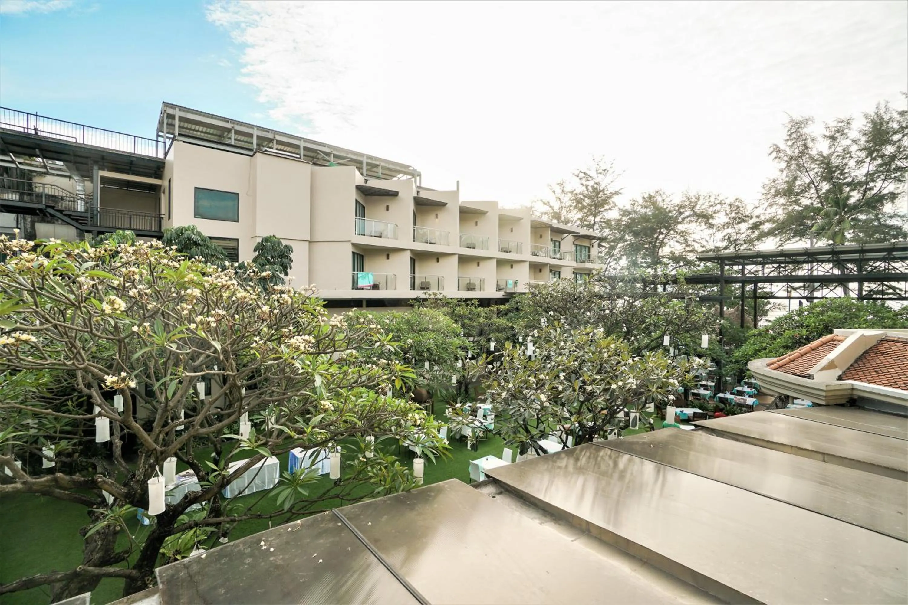 Balcony/Terrace in Baan Laimai Beach Resort & Spa - SHA Extra Plus