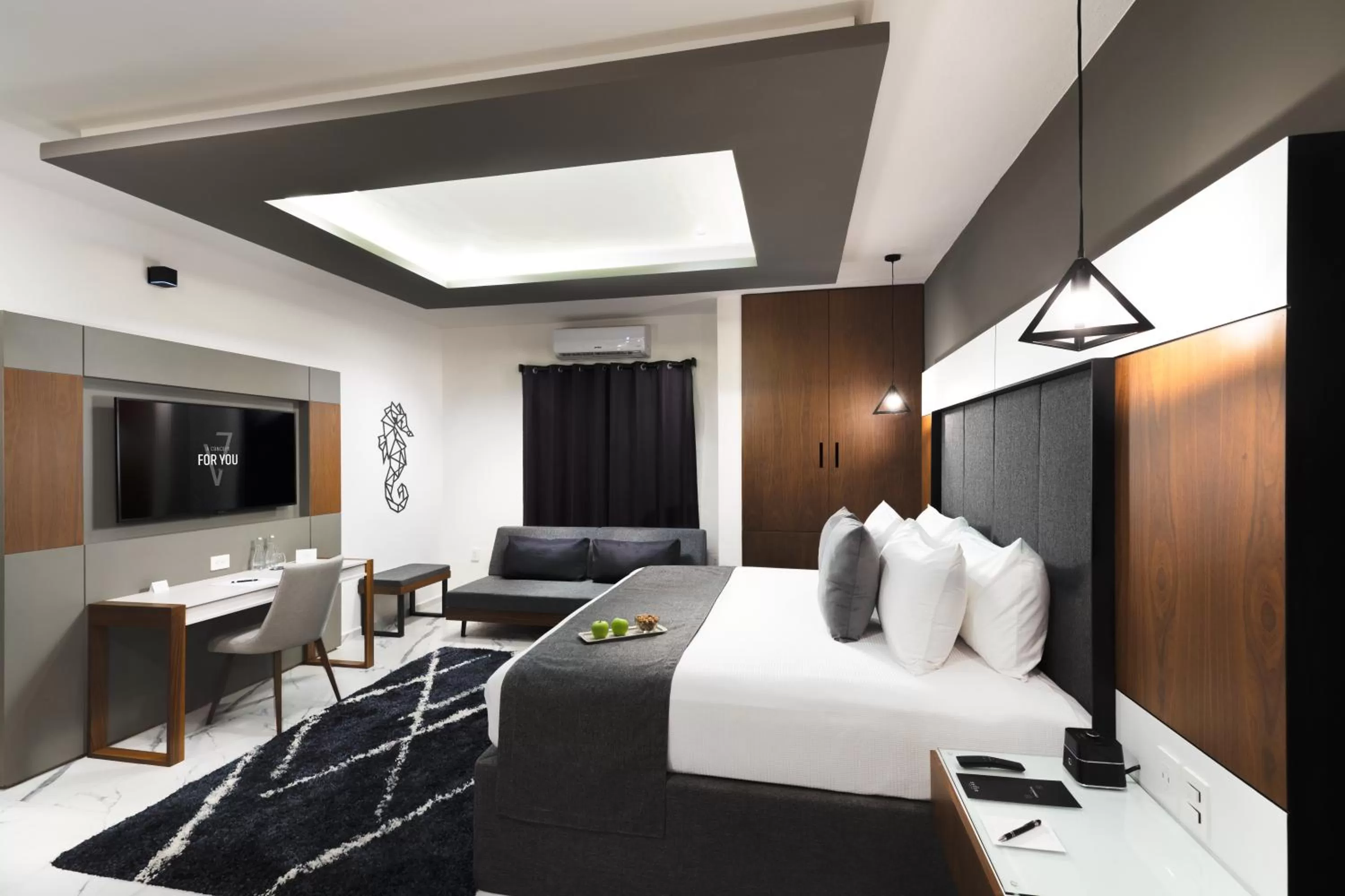 Photo of the whole room, Bed in Seven Boutique Apartments Cancún