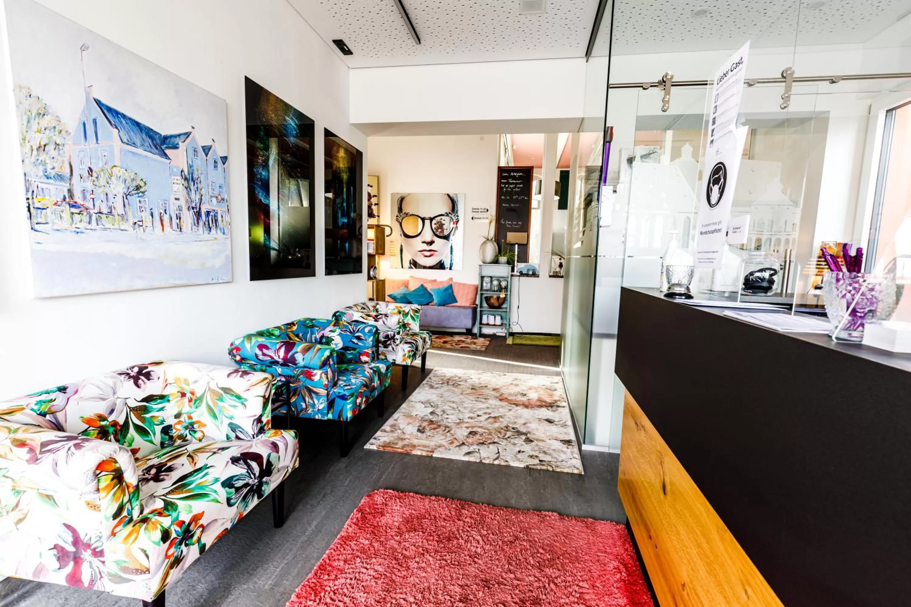 Lobby or reception in Arthotel Restaurant Pfeffermühle