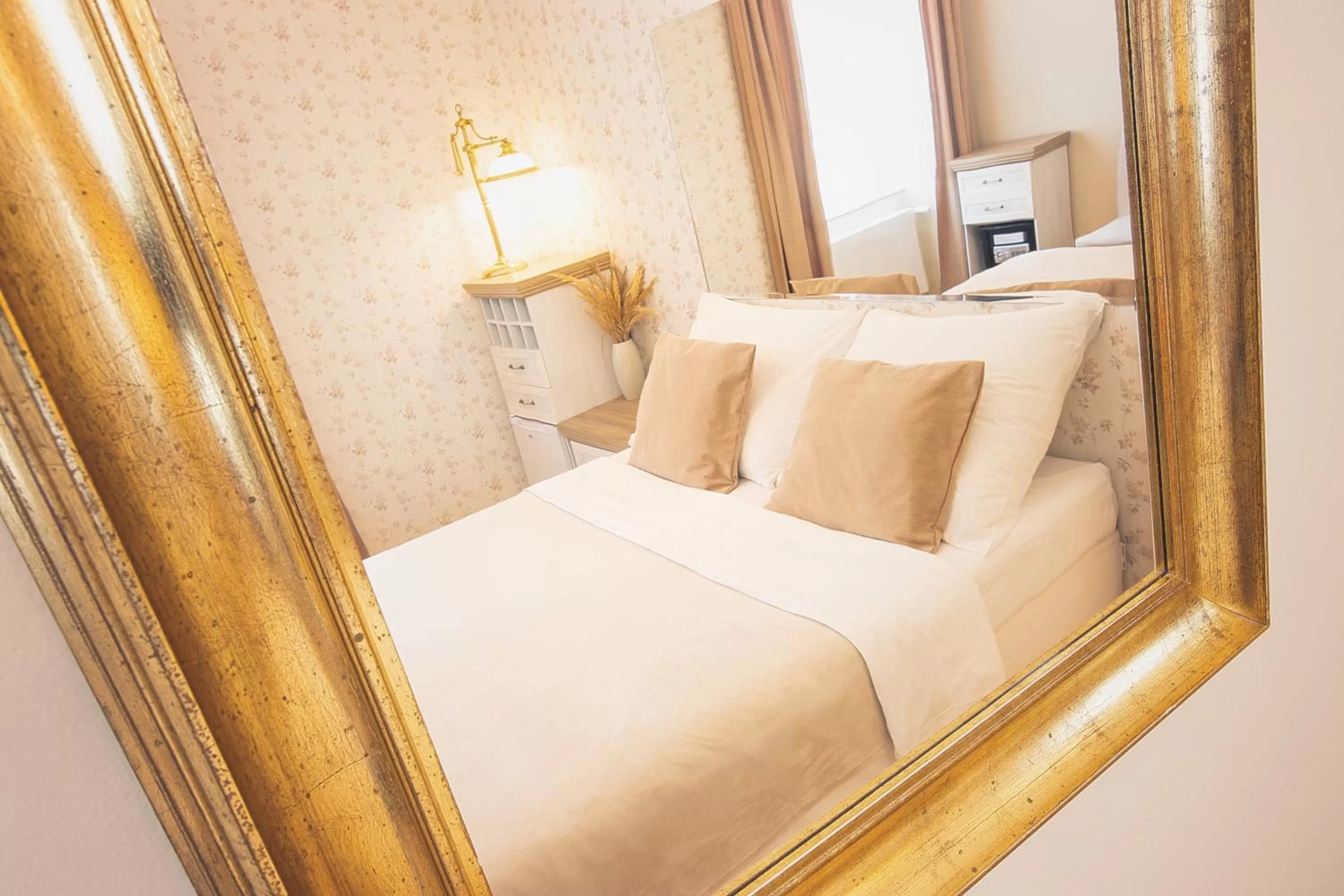 Decorative detail, Bed in Wellness Pension Ametyst