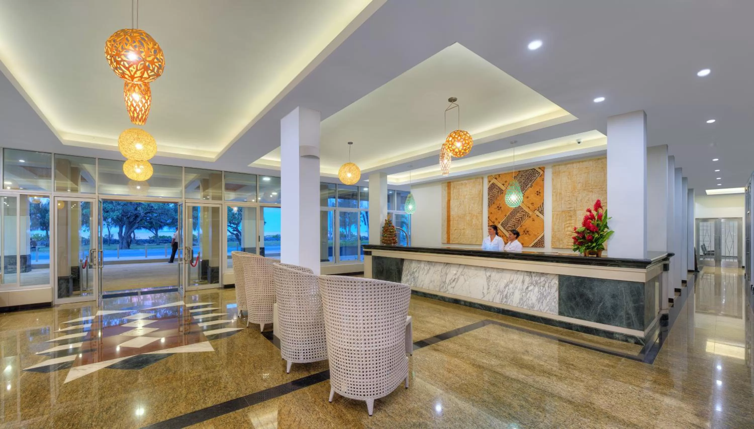 Lobby or reception in Tanoa International Dateline Hotel