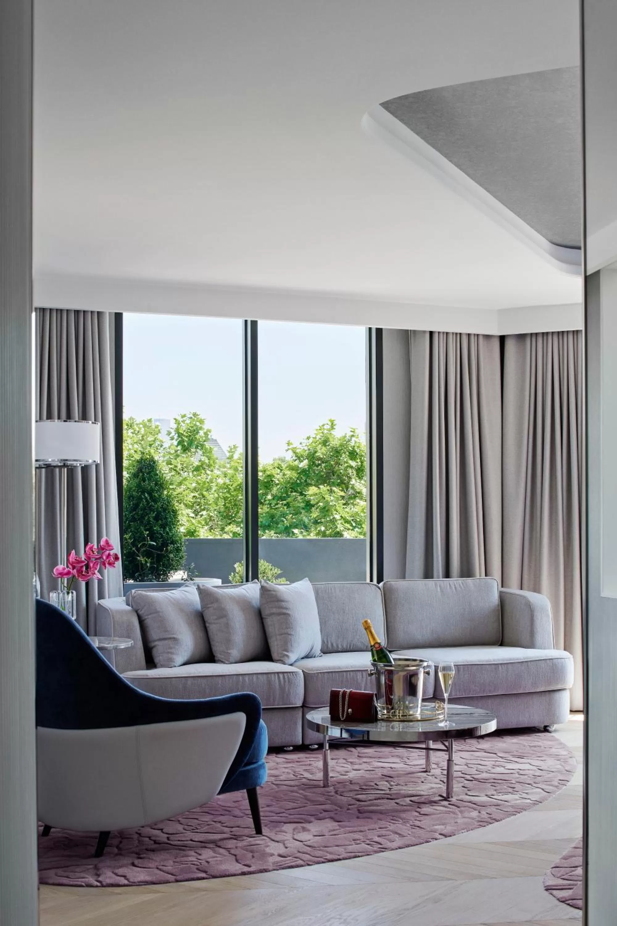 Living room in The Royce