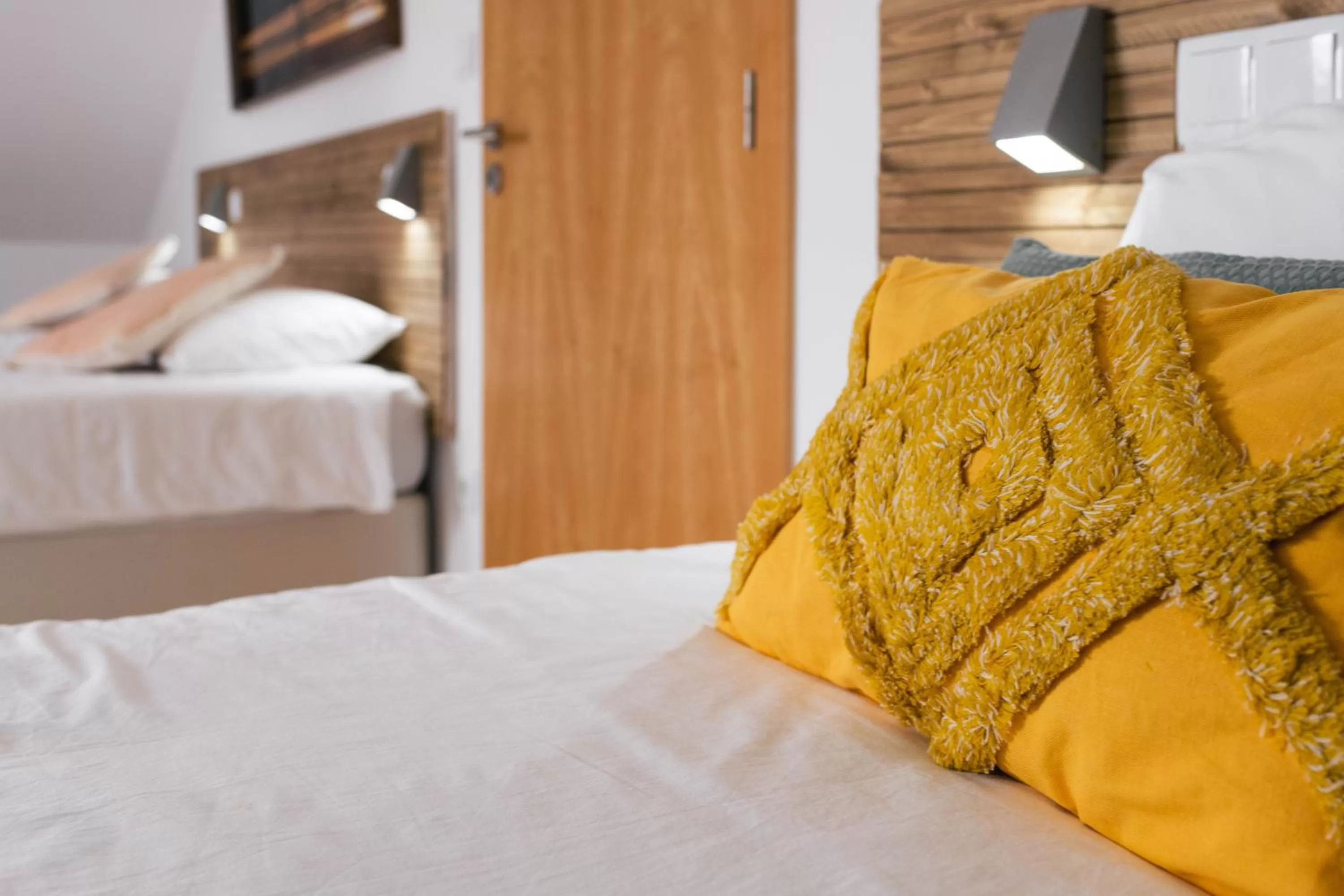 Bed in Ferrel Surf House