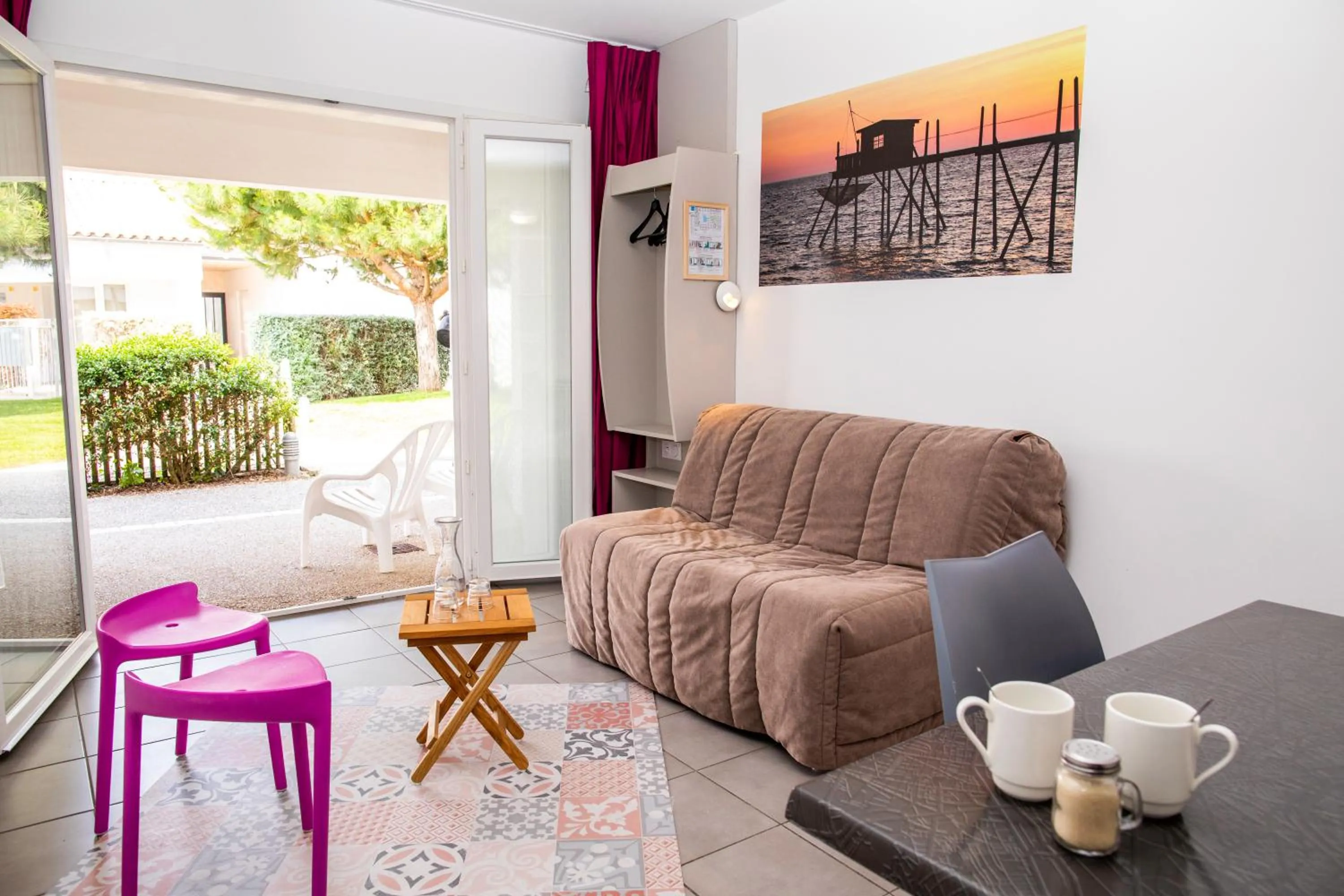 Living room in Hôtel de Ré, "The Originals Résidence"
