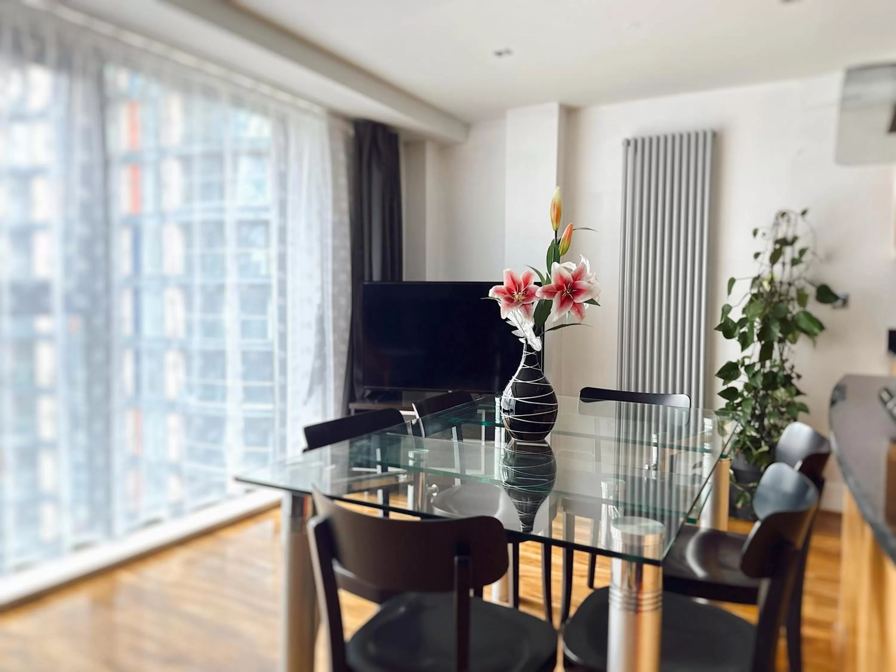 Living room in Canary Wharf - Luxury Apartments