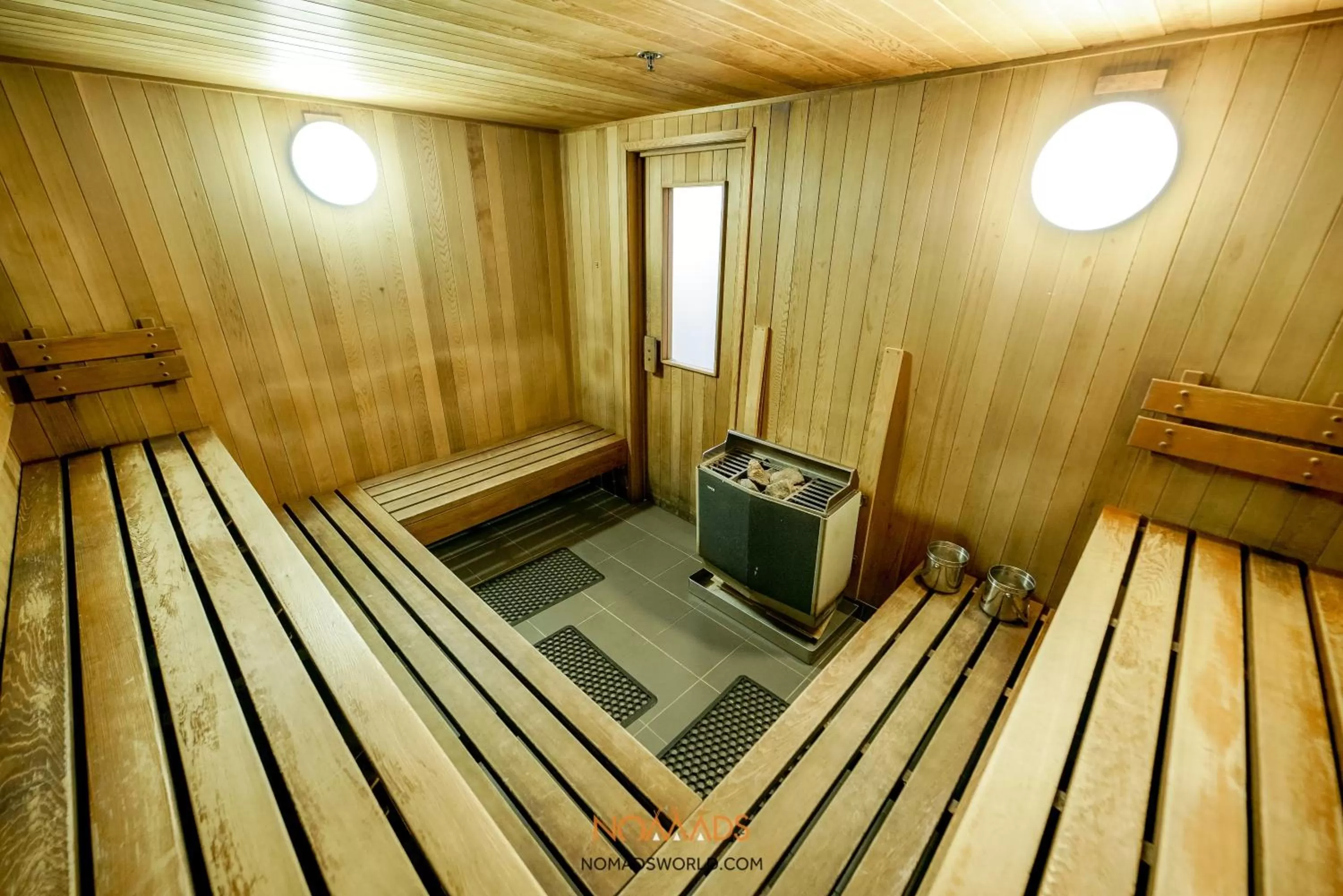 Sauna in Nomads Queenstown Hostel