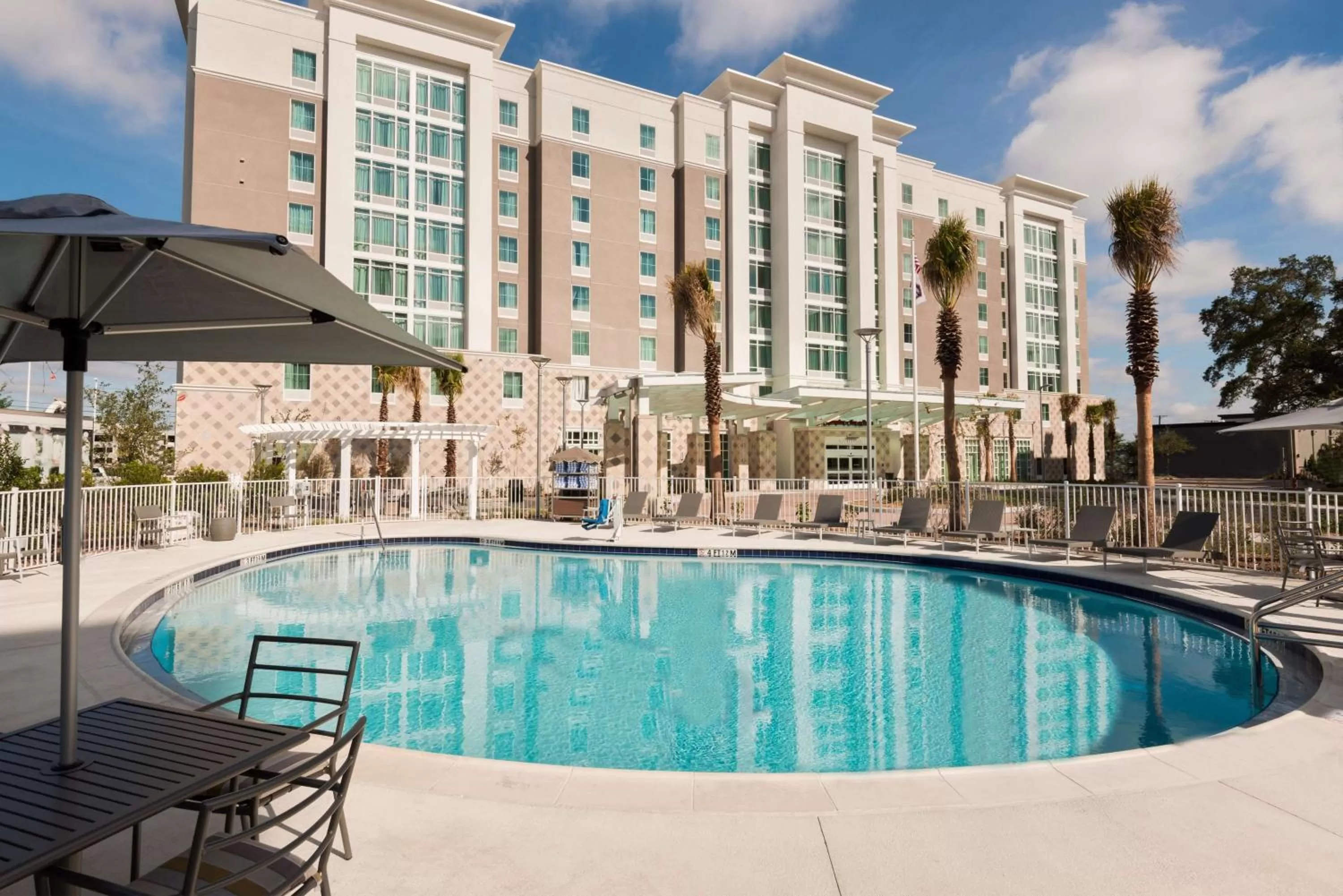 Pool view in Hampton Inn & Suites Tampa Airport Avion Park Westshore
