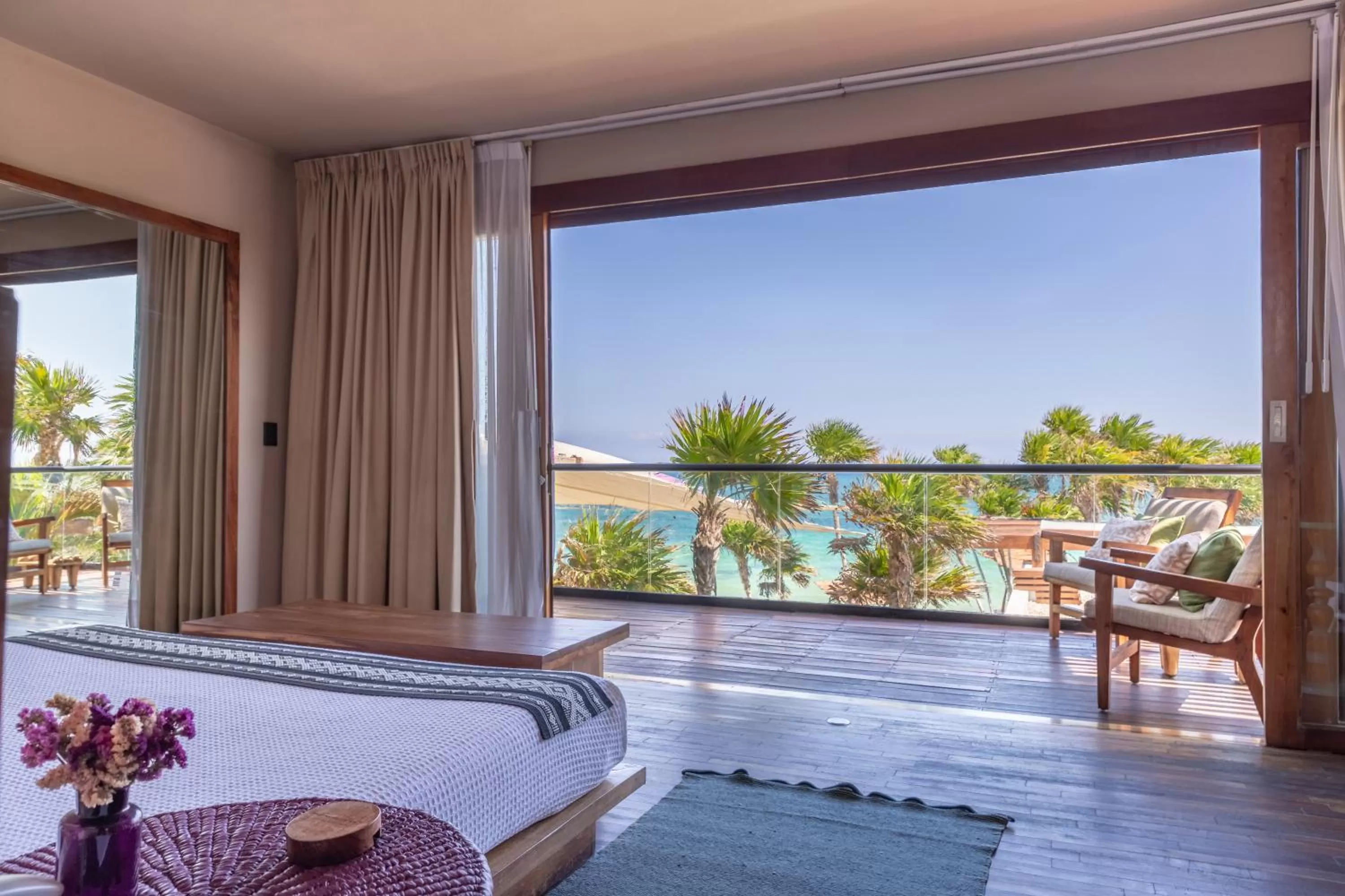 Bedroom in Mi Amor Tulum, a Small Luxury Hotel