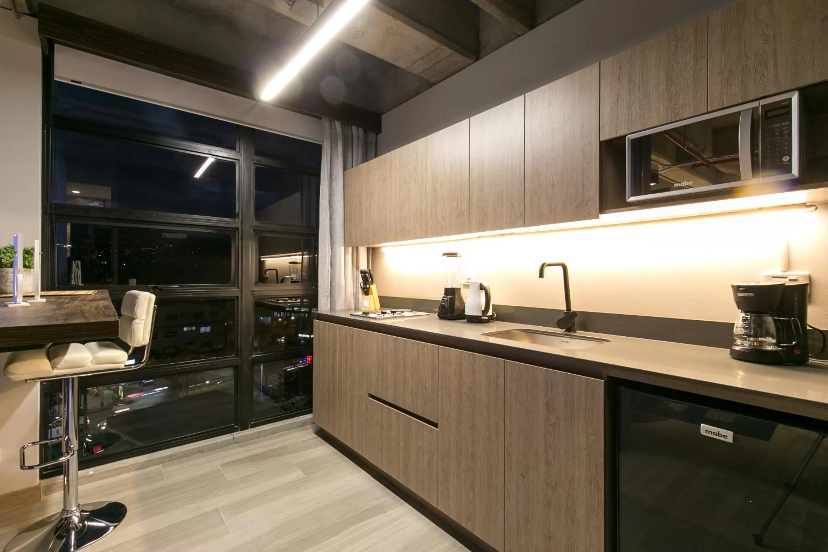 Kitchen or kitchenette in Factory Lofts Hotel