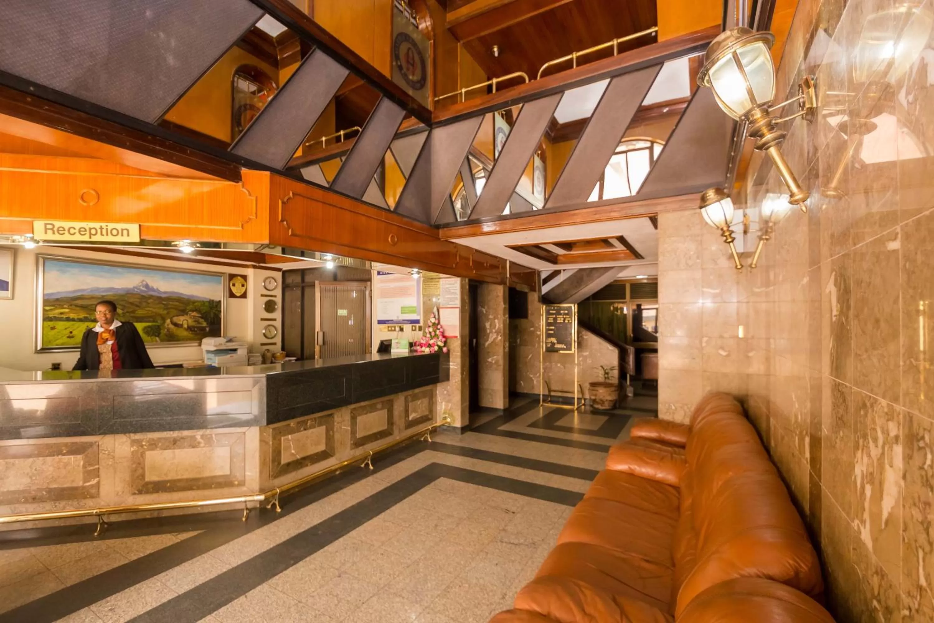 Lobby or reception in Marble Arch Hotel