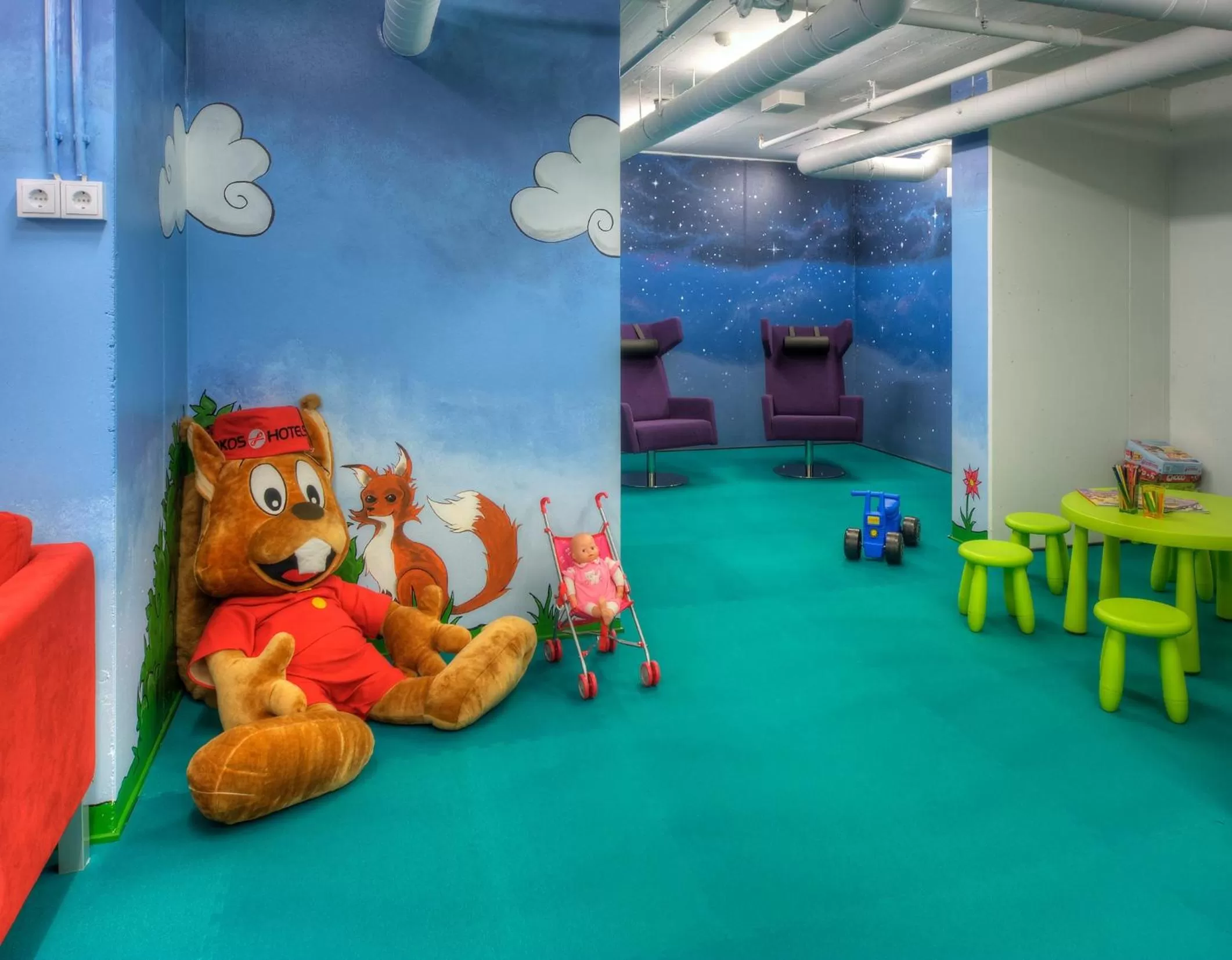 Children play ground in Solo Sokos Hotel Paviljonki