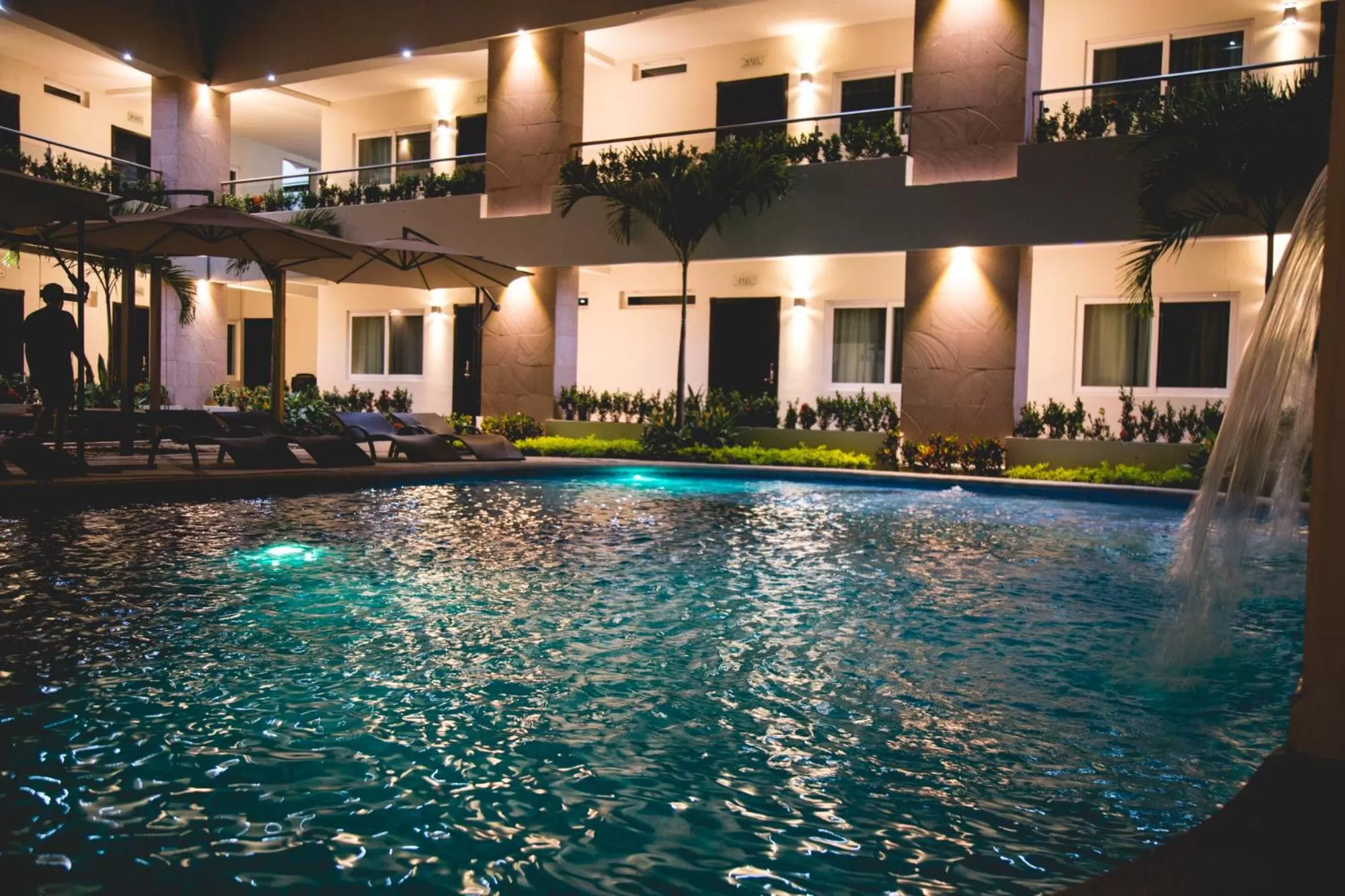 Swimming Pool in Luxury Hotel Inn