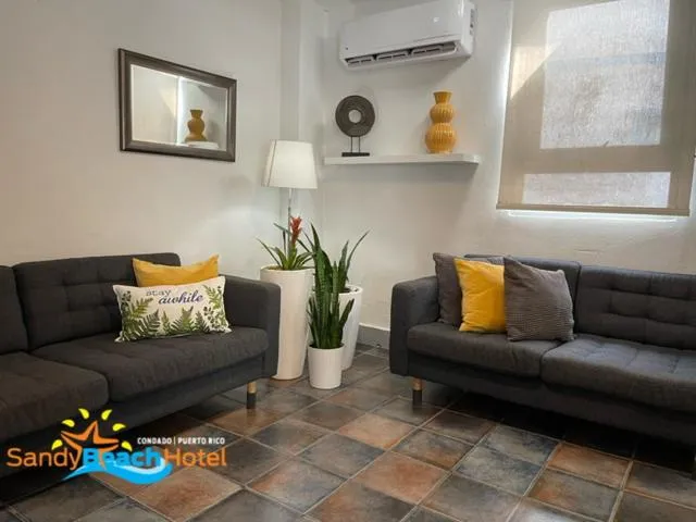 Living room in Sandy Beach Hotel