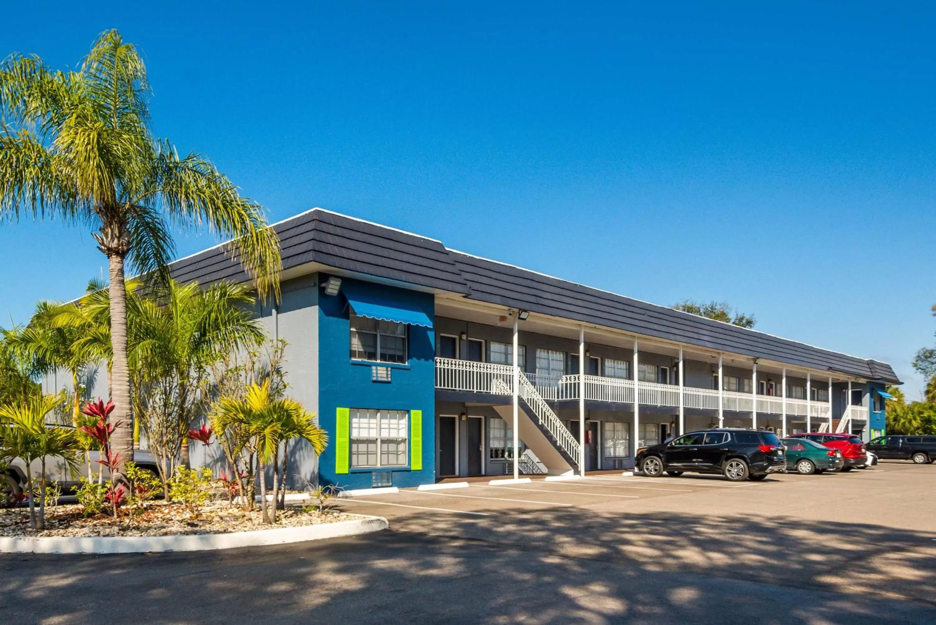 Property building in SureStay Hotel by Best Western Sarasota Lido Beach