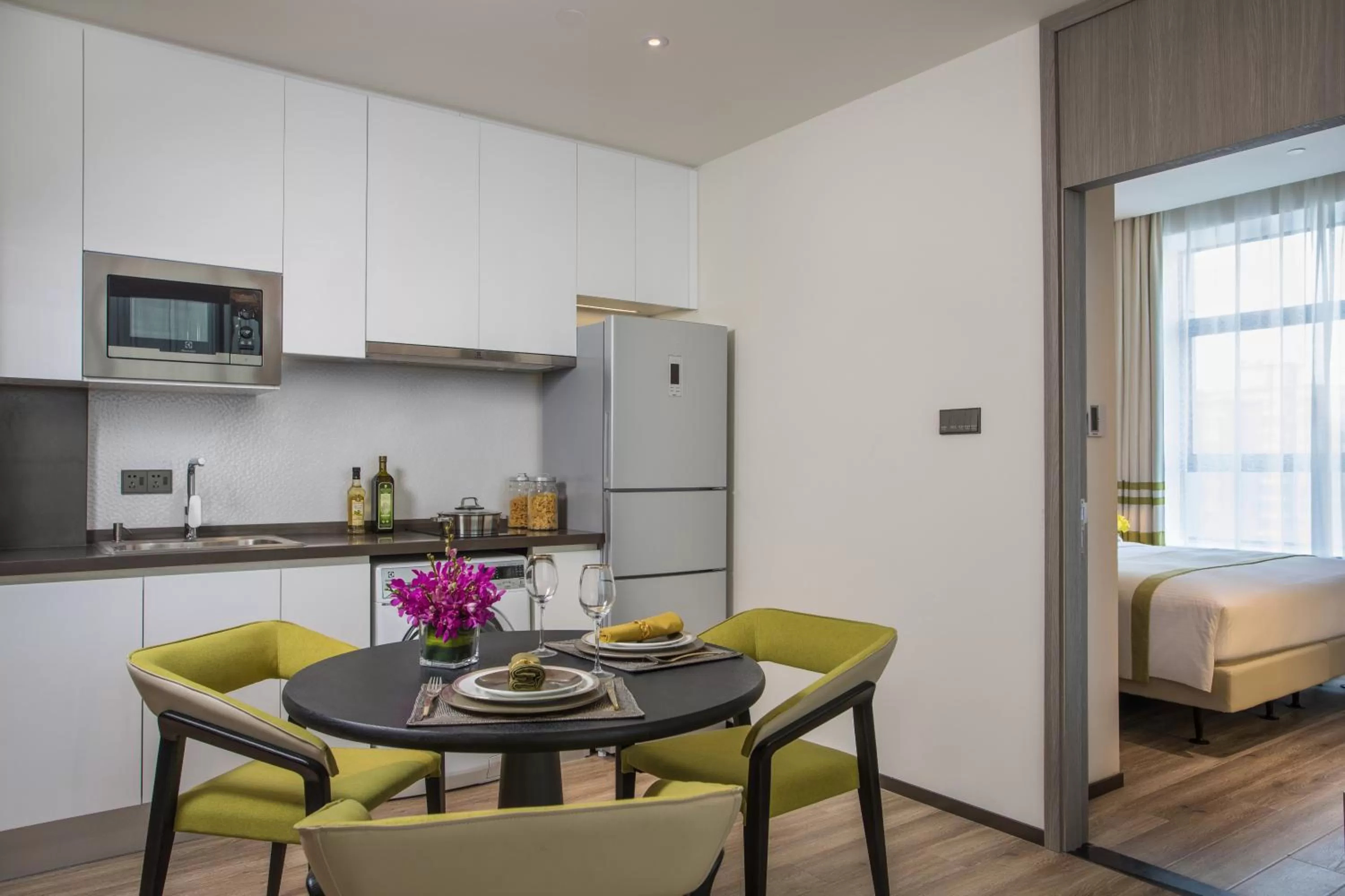 Kitchen or kitchenette in Citadines Gaoxin Xi'an