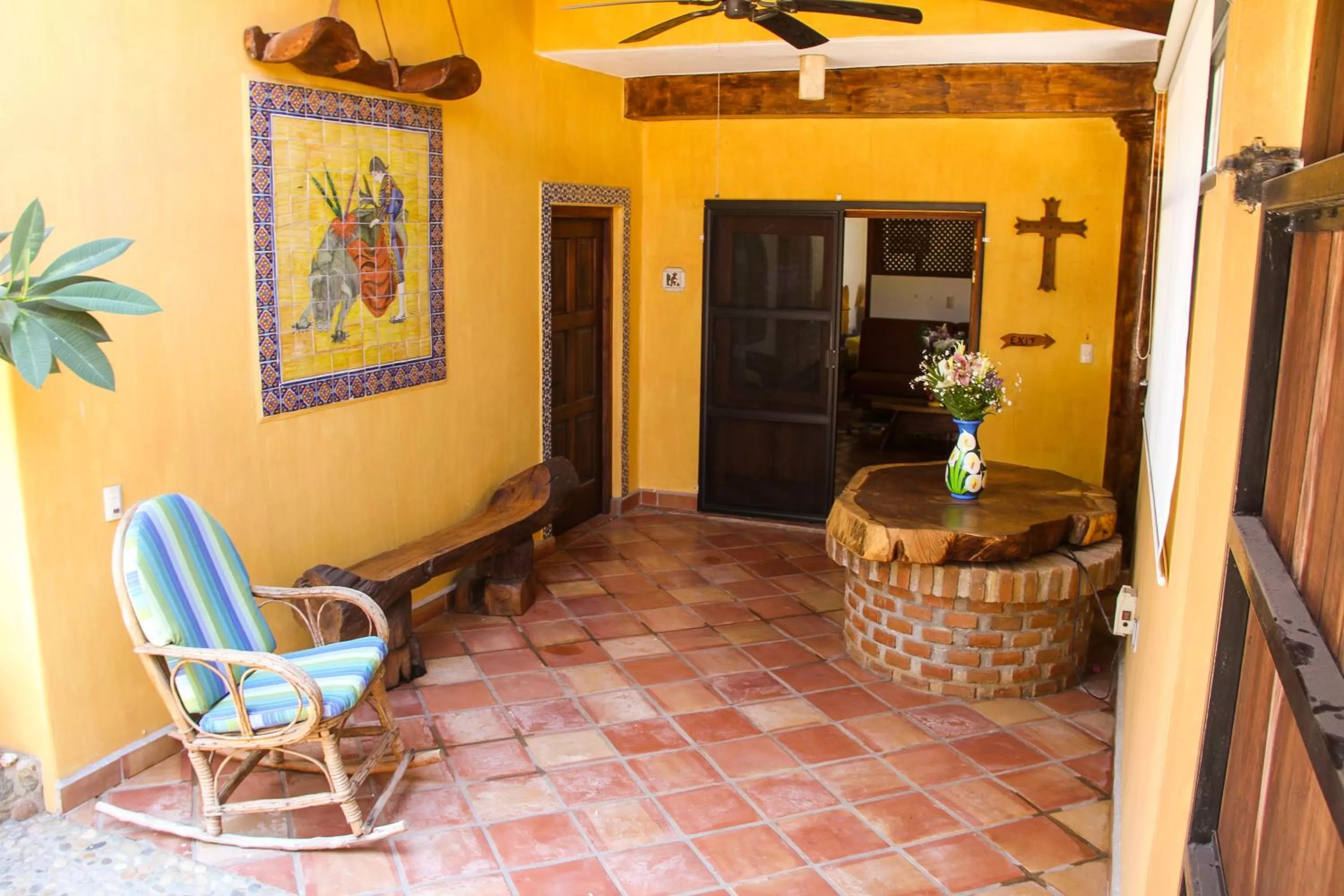 Patio in Hotel Casamar Suites