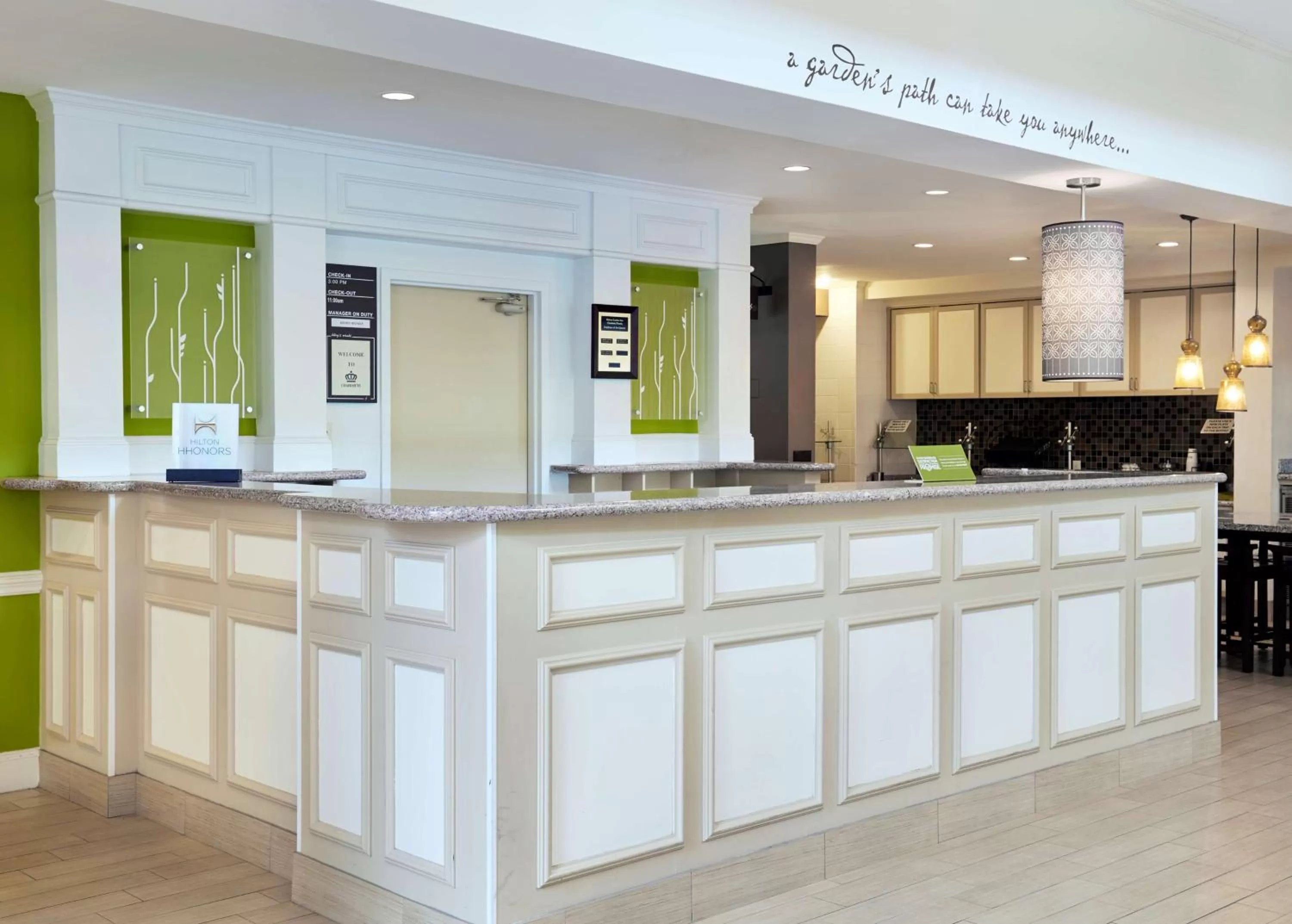Lobby or reception in Hilton Garden Inn Charlotte North