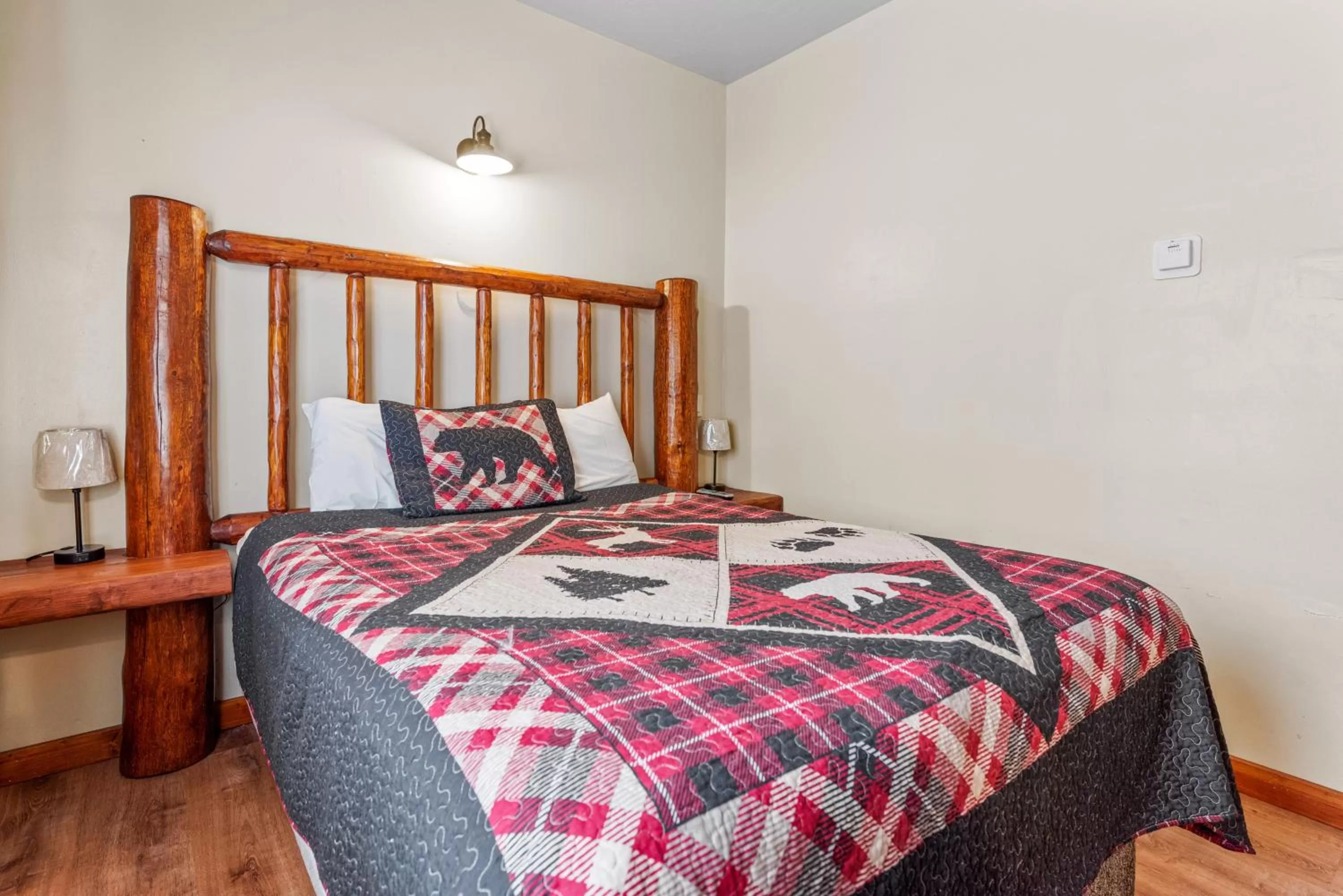 Bed in Black Forest Lodge