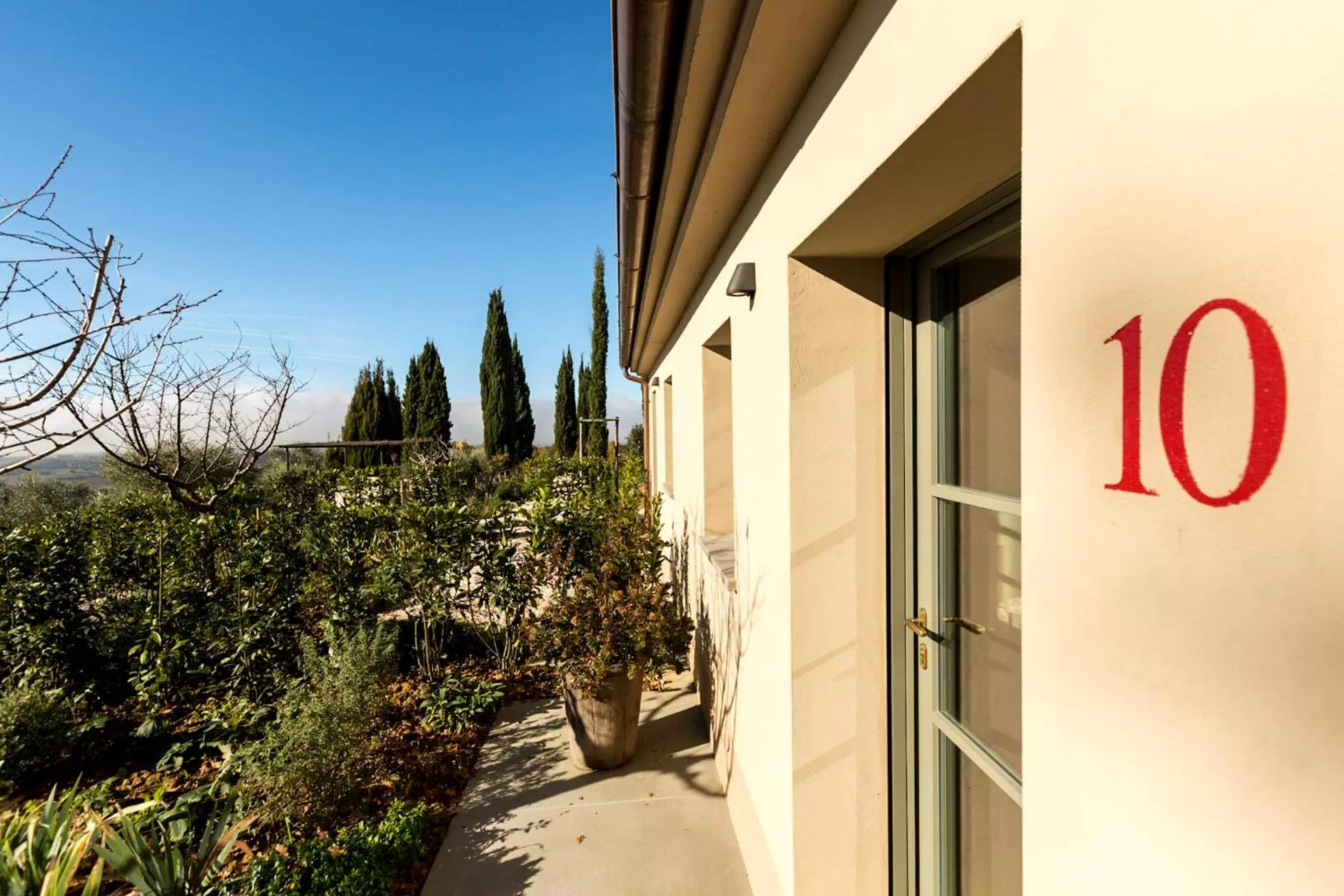 Garden in A440 in Tuscany