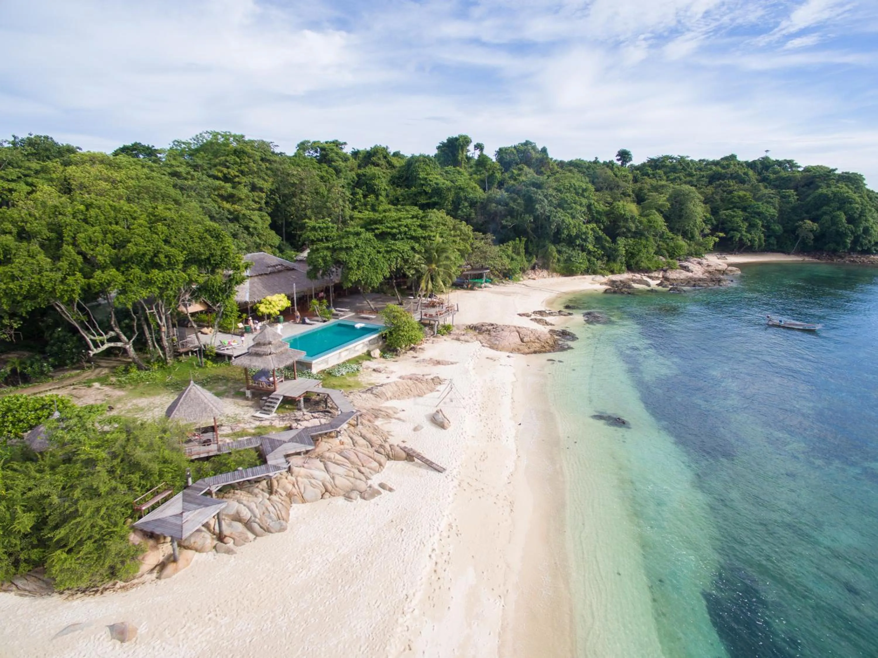 Natural landscape in Koh Munnork Private Island