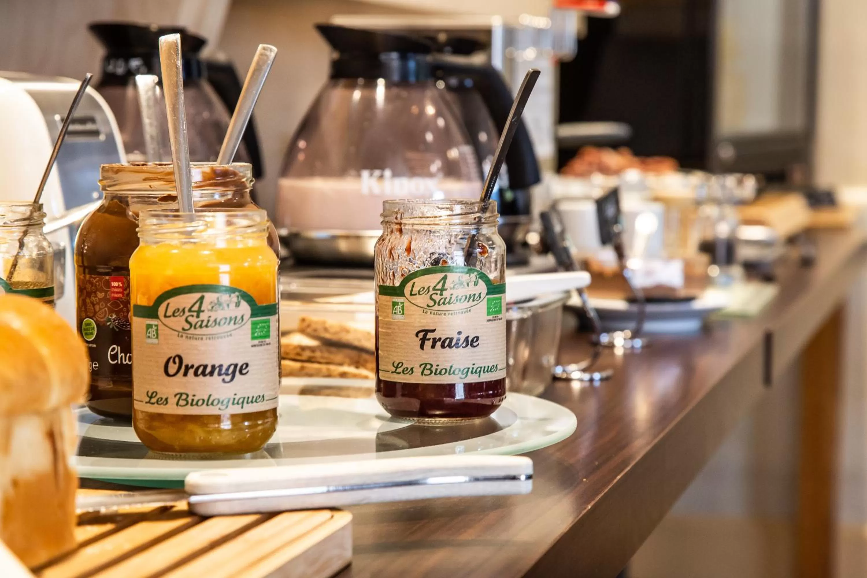 Food and drinks in Hôtel de Champagne