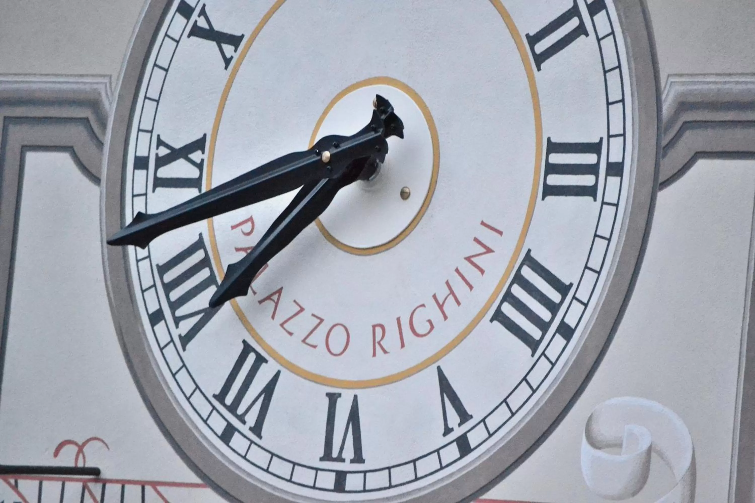 Decorative detail in Palazzo Righini