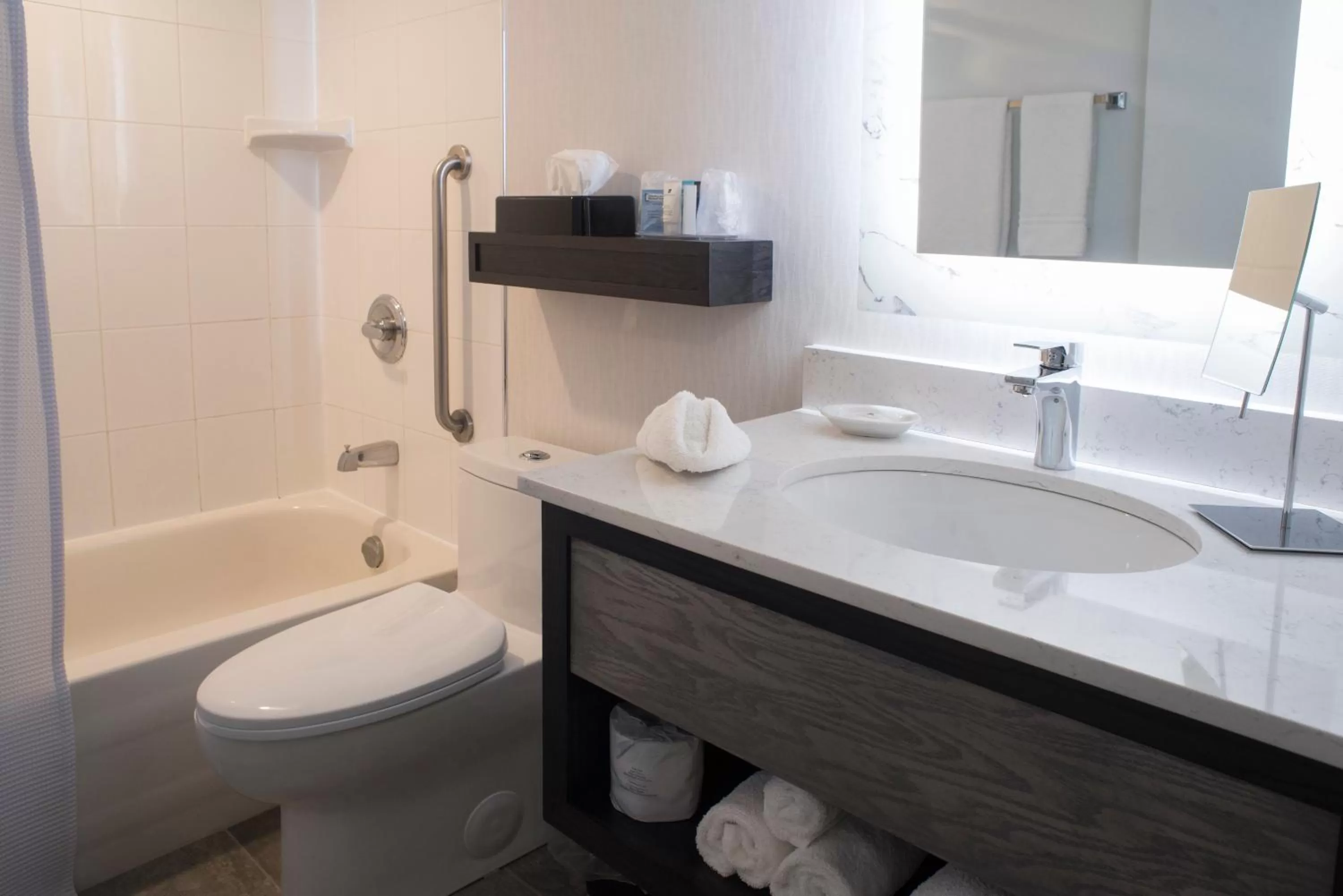 Bathroom in Crowne Plaza Fredericton Lord Beaverbrook by IHG