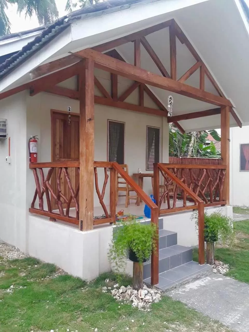 Balcony/Terrace in D's Oceanview Beach Resort