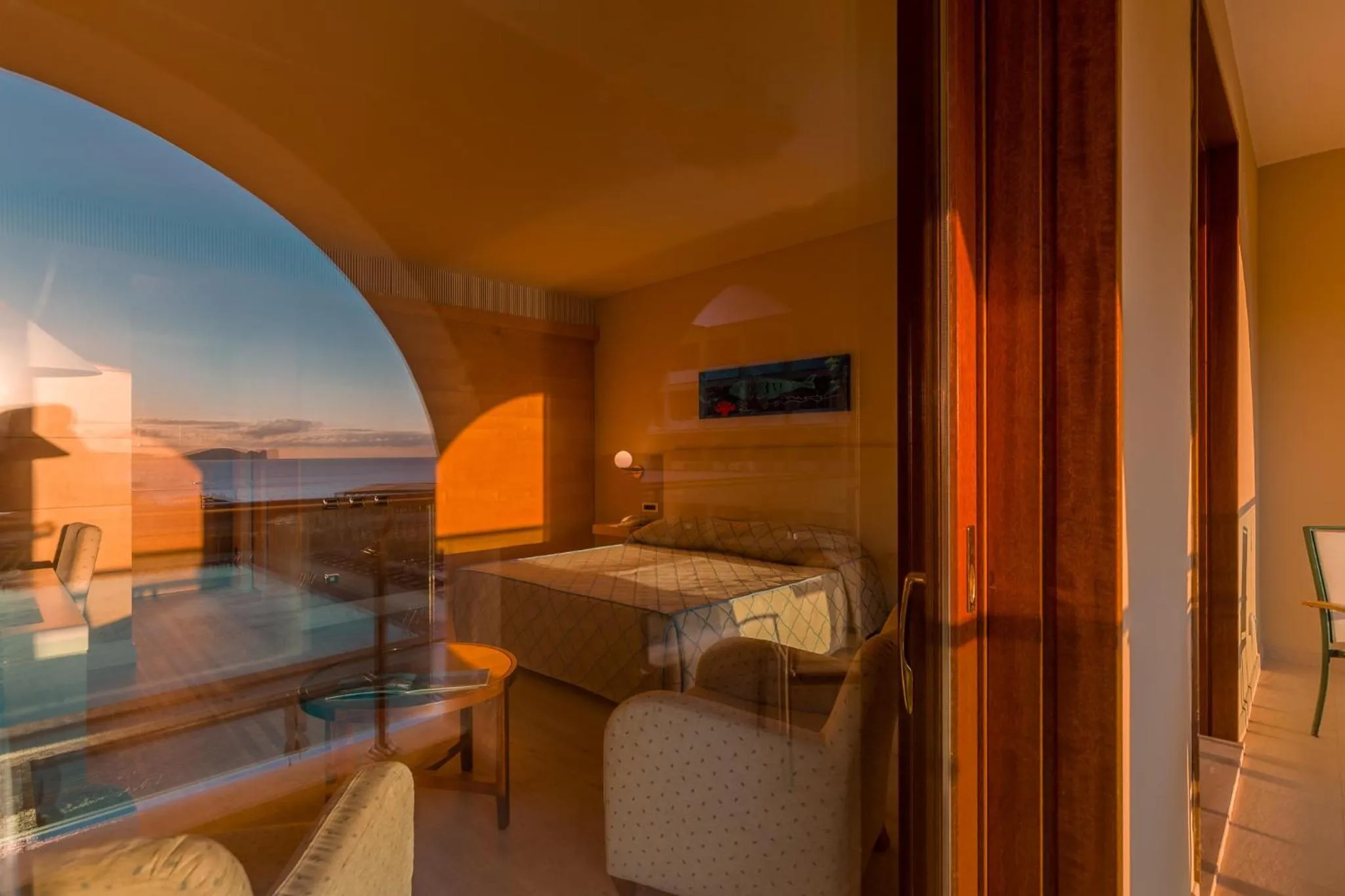 Bedroom in Smy Carlos V Wellness & Spa Alghero