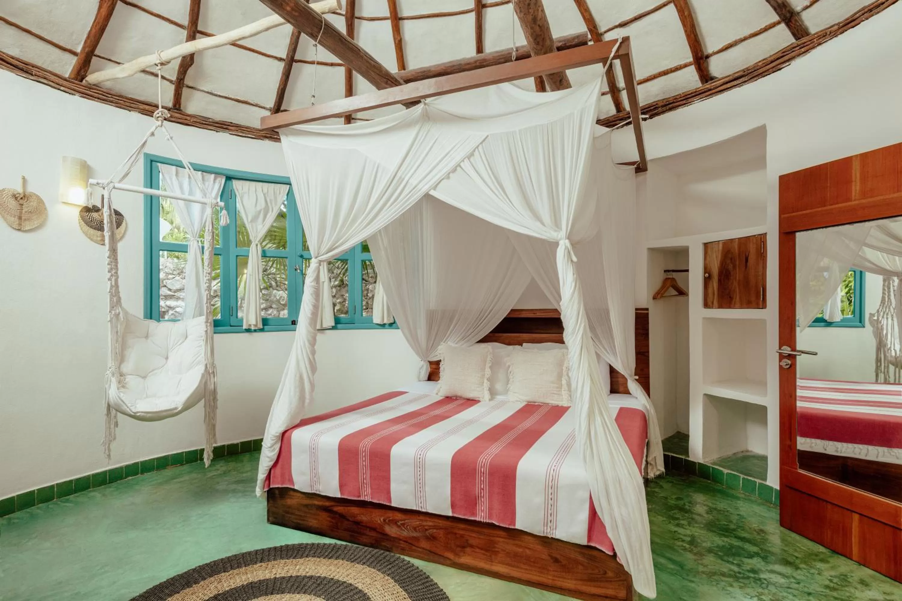Bed in Dos Ceibas Tulum - Feel Good Hotel